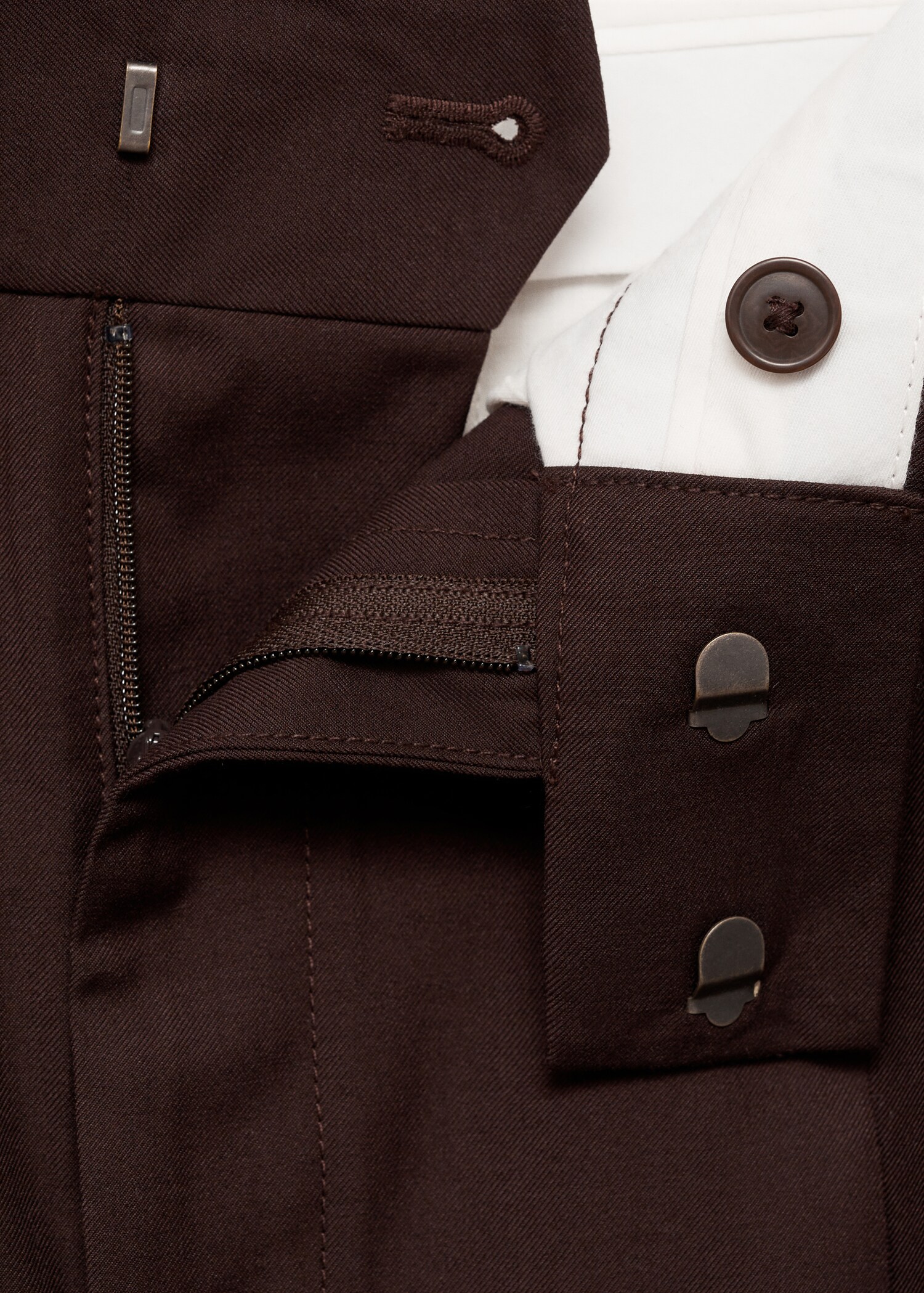 Regular Fit-Bundfaltenhose - Detail des Artikels 8