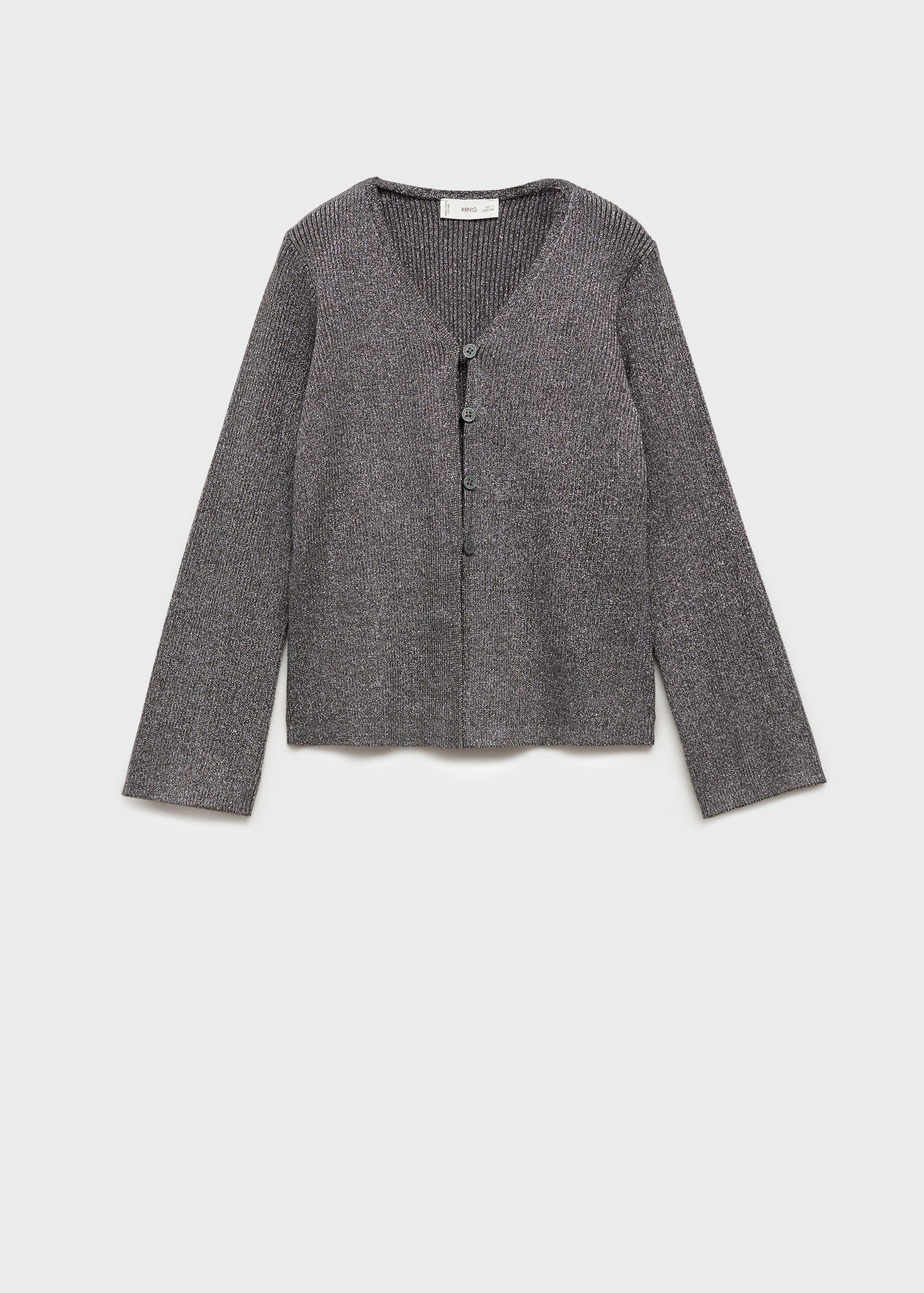 Strick-Cardigan mit Lurex Mädchen MANGO OUTLET Luxemburg