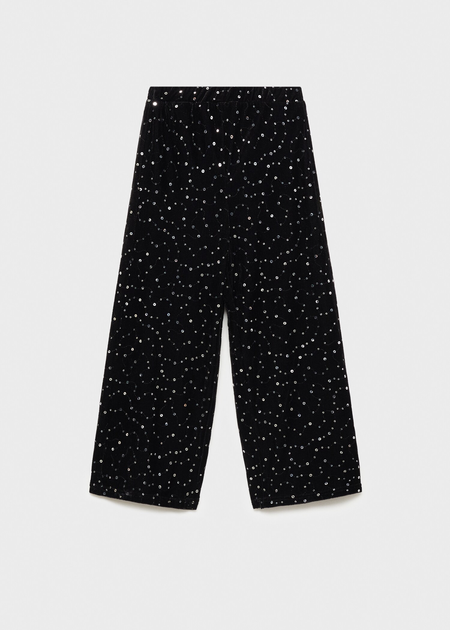 Sequined velvet pants - Article without model