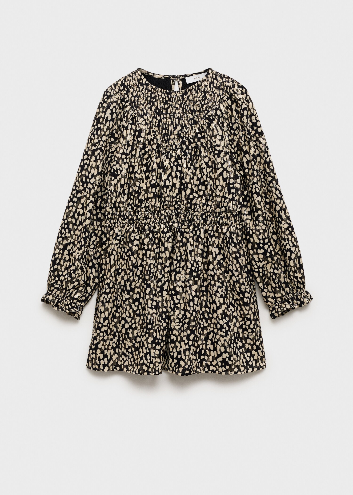 Printed ruched dress - Article without model