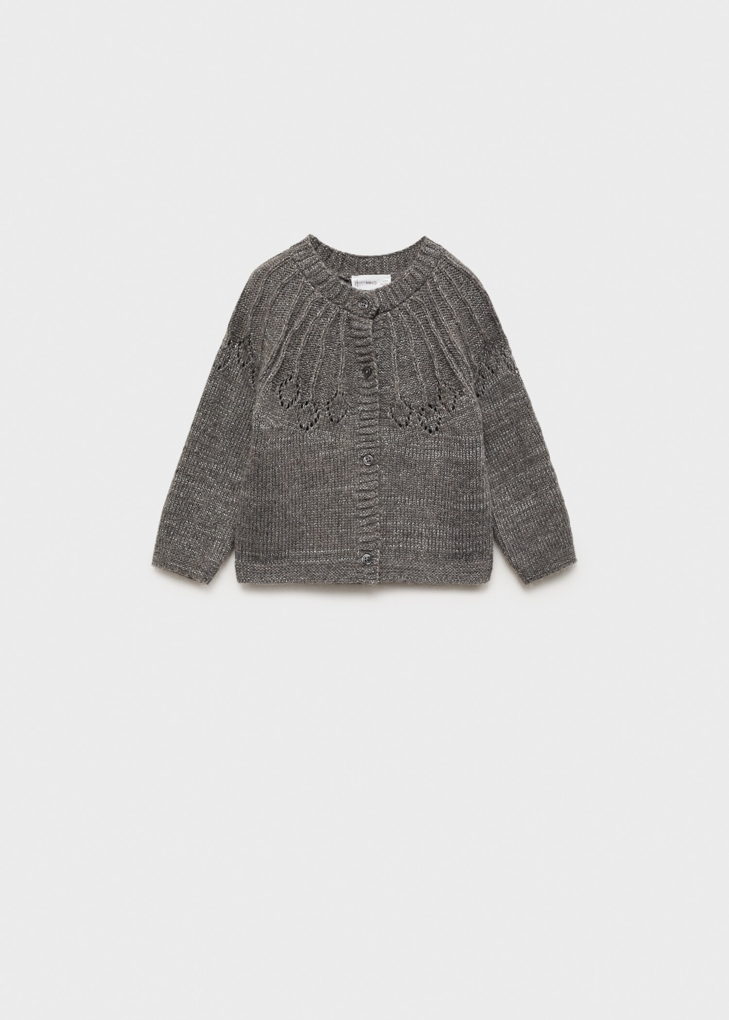 Button knit cardigan - Article without model