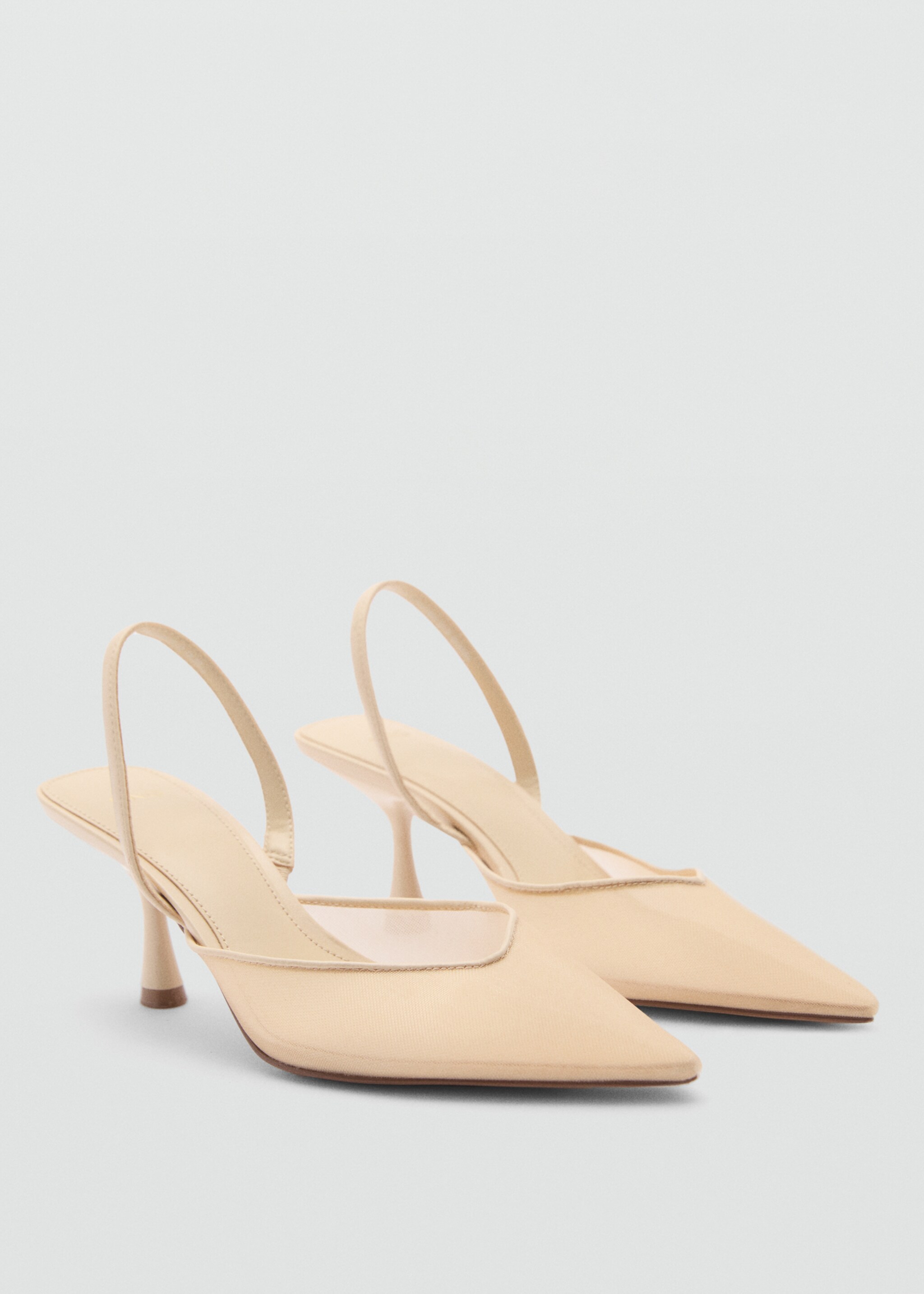 Mesh shoe with heel - Medium plane