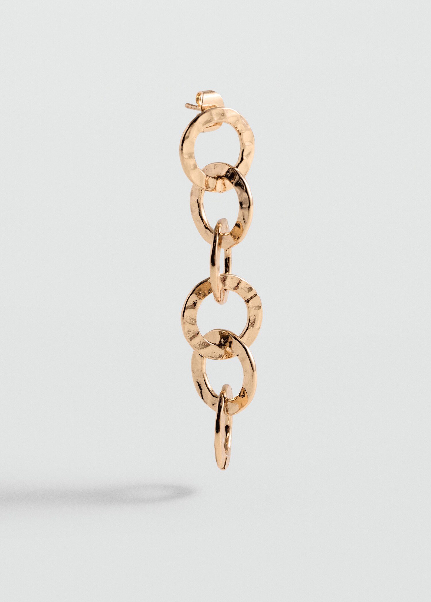 Intertwined hoop earrings - Medium plane