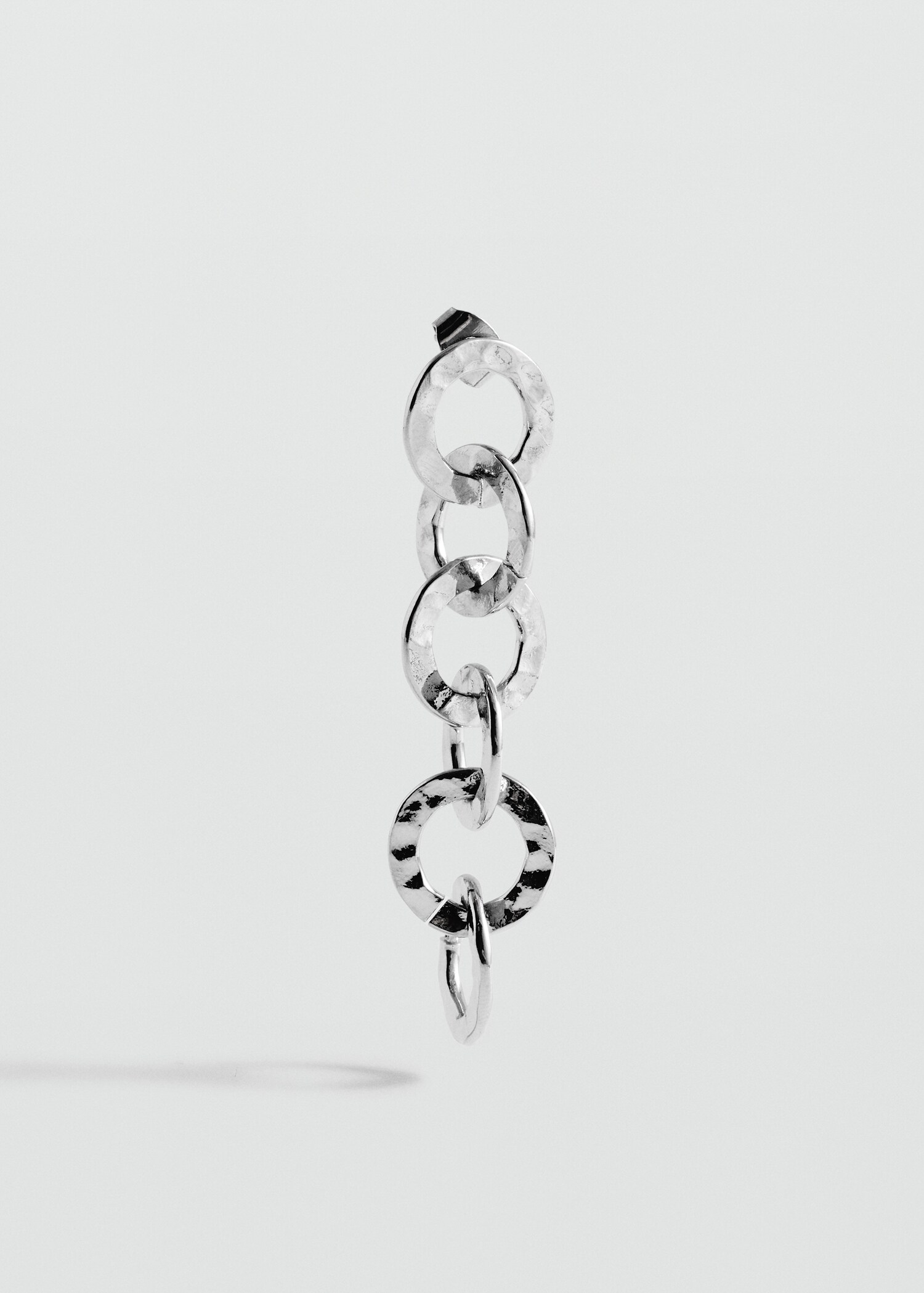 Intertwined hoop earrings - Medium plane