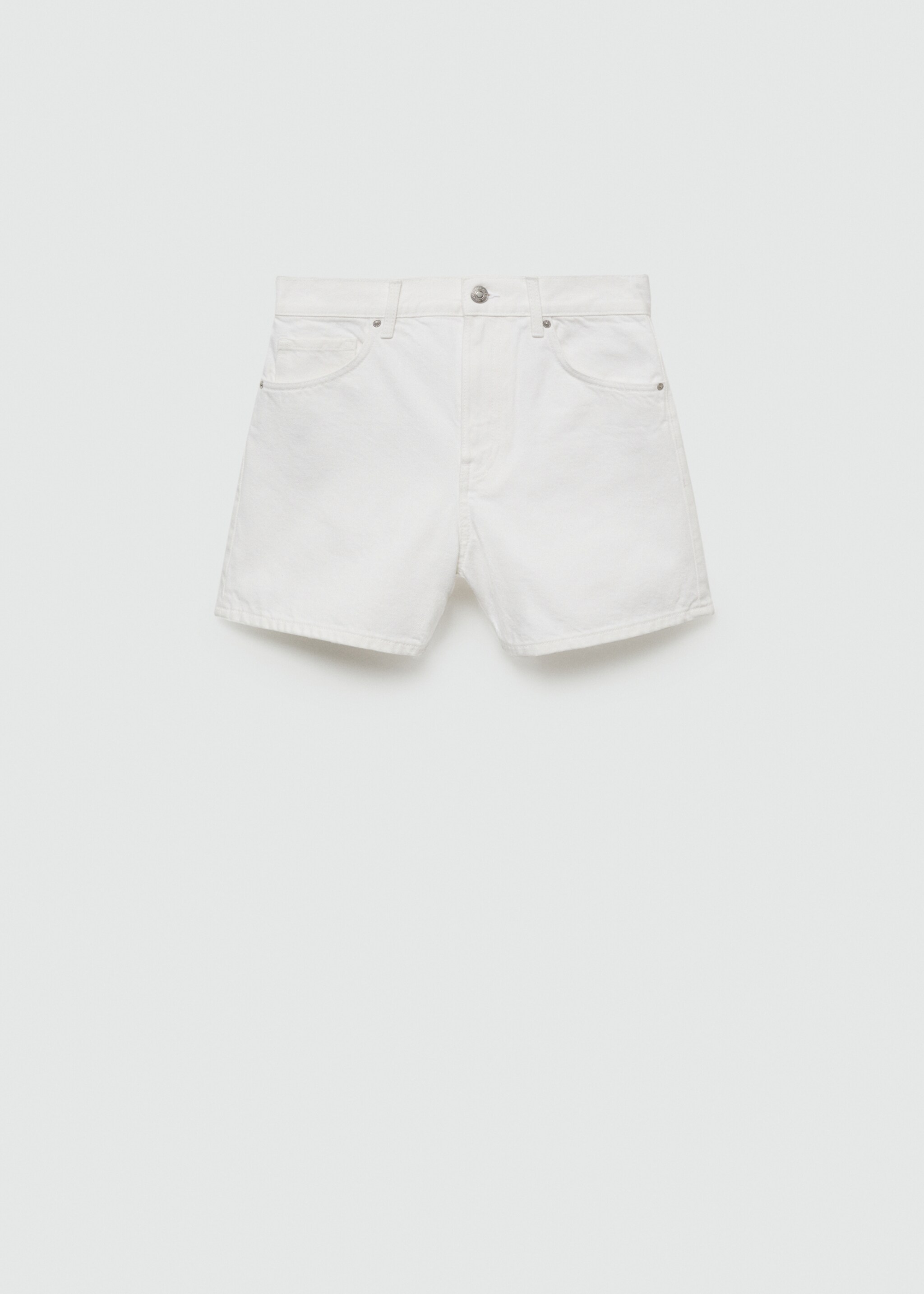 Jeans-Shorts mit hoher Taille - Artikel ohne Model