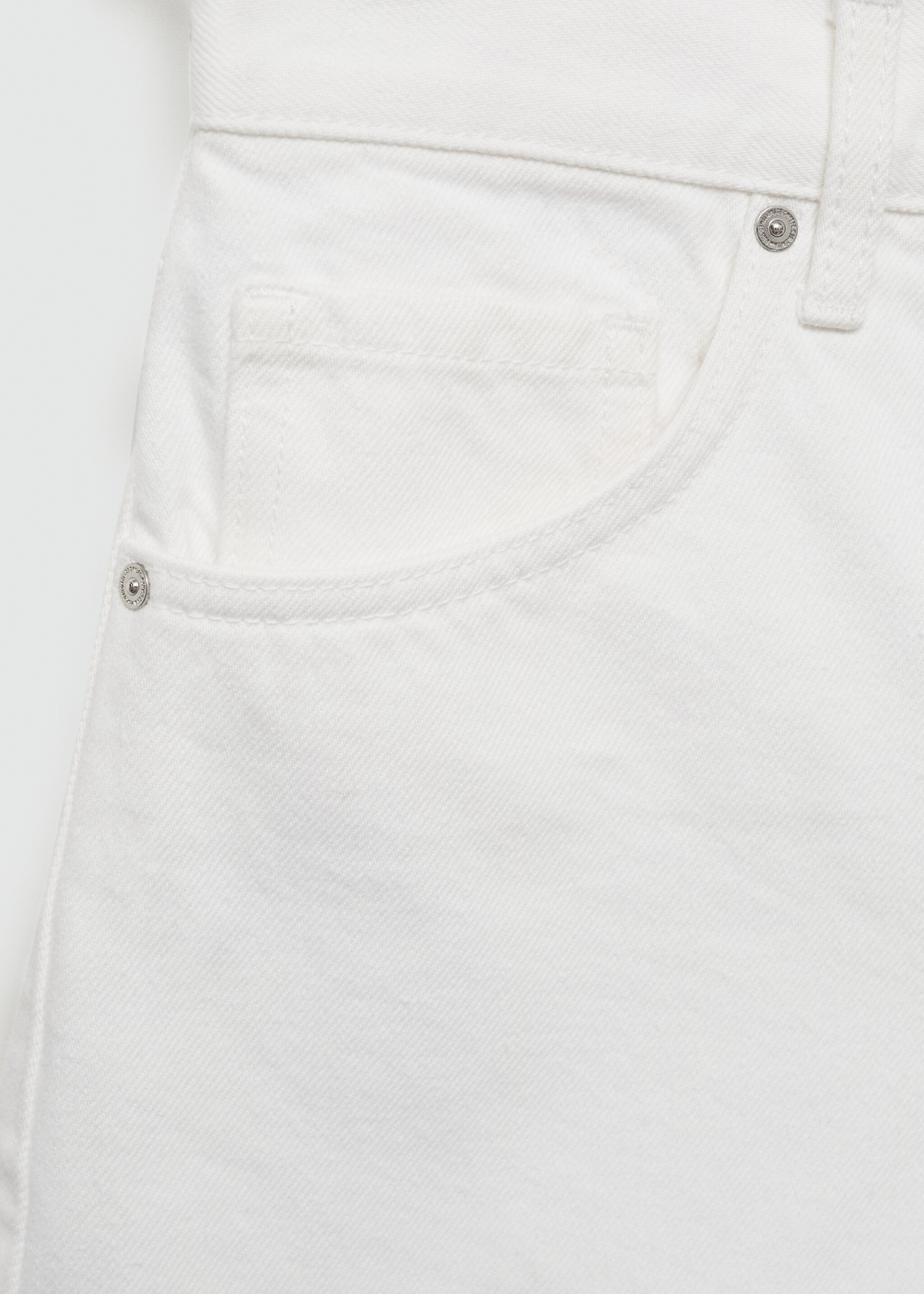 Jeans-Shorts mit hoher Taille - Detail des Artikels 0