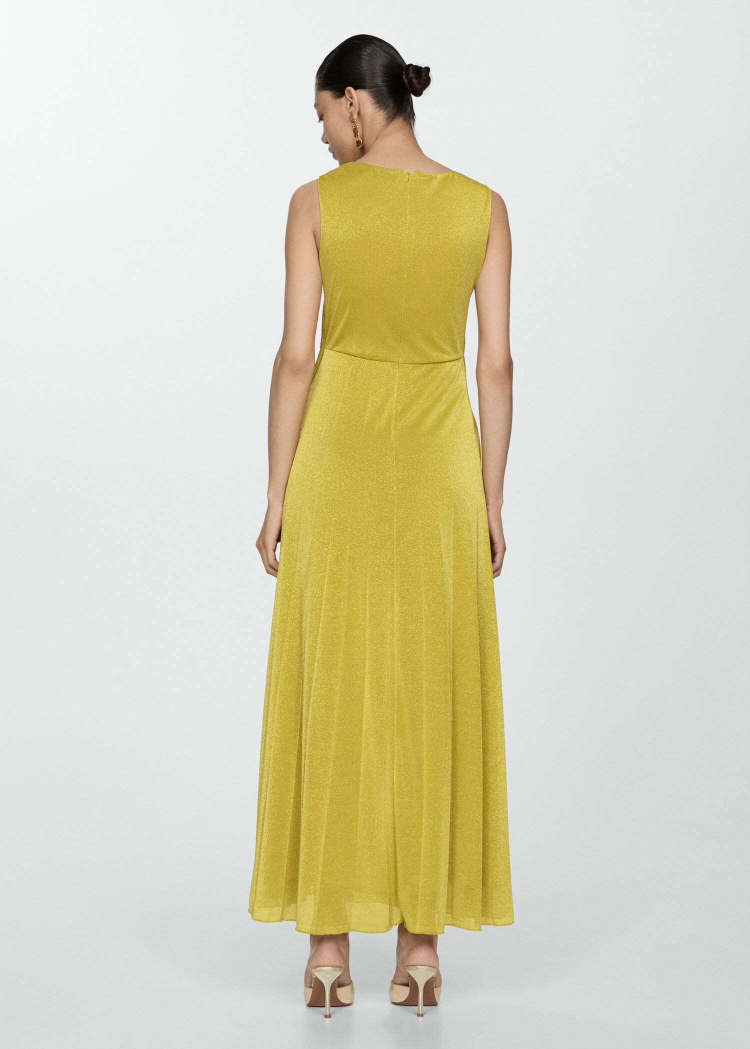 Vestido lúrex nudo - Reverso del artículo