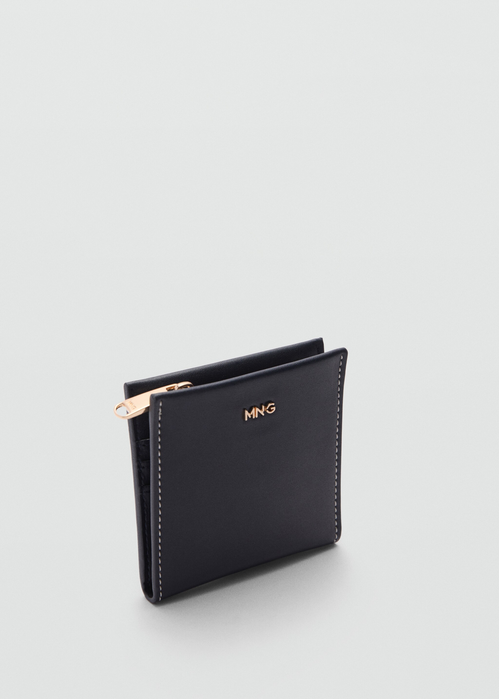 Embossed wallet with logo - Medium plane