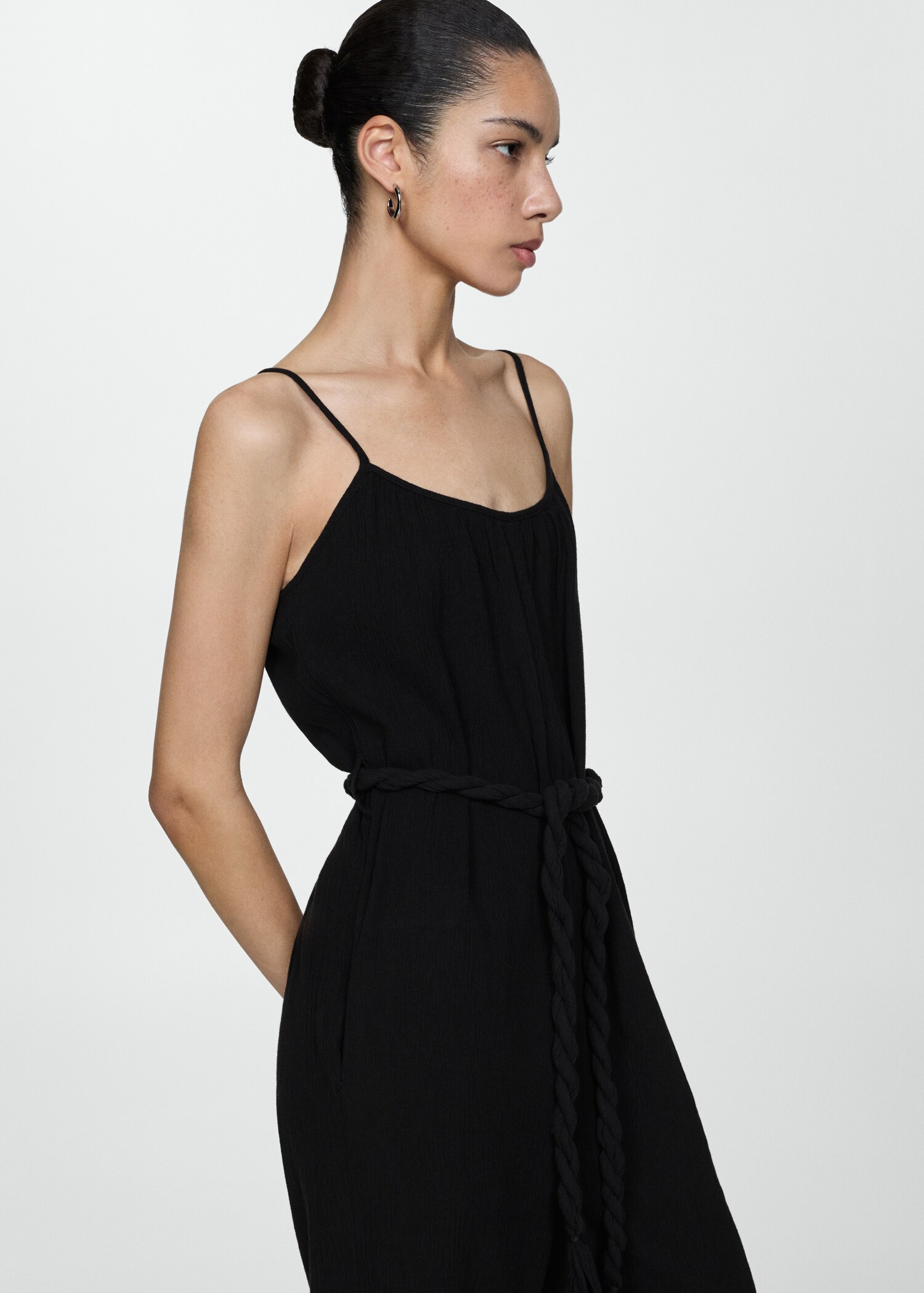Dungarees with drawstring - Medium plane