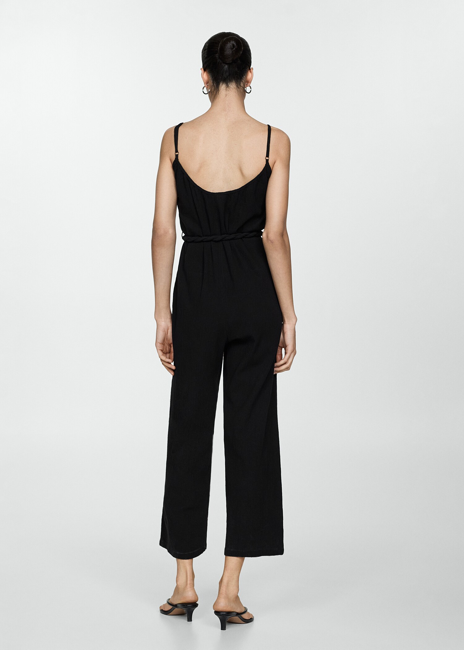 Dungarees with drawstring - Reverse of the article