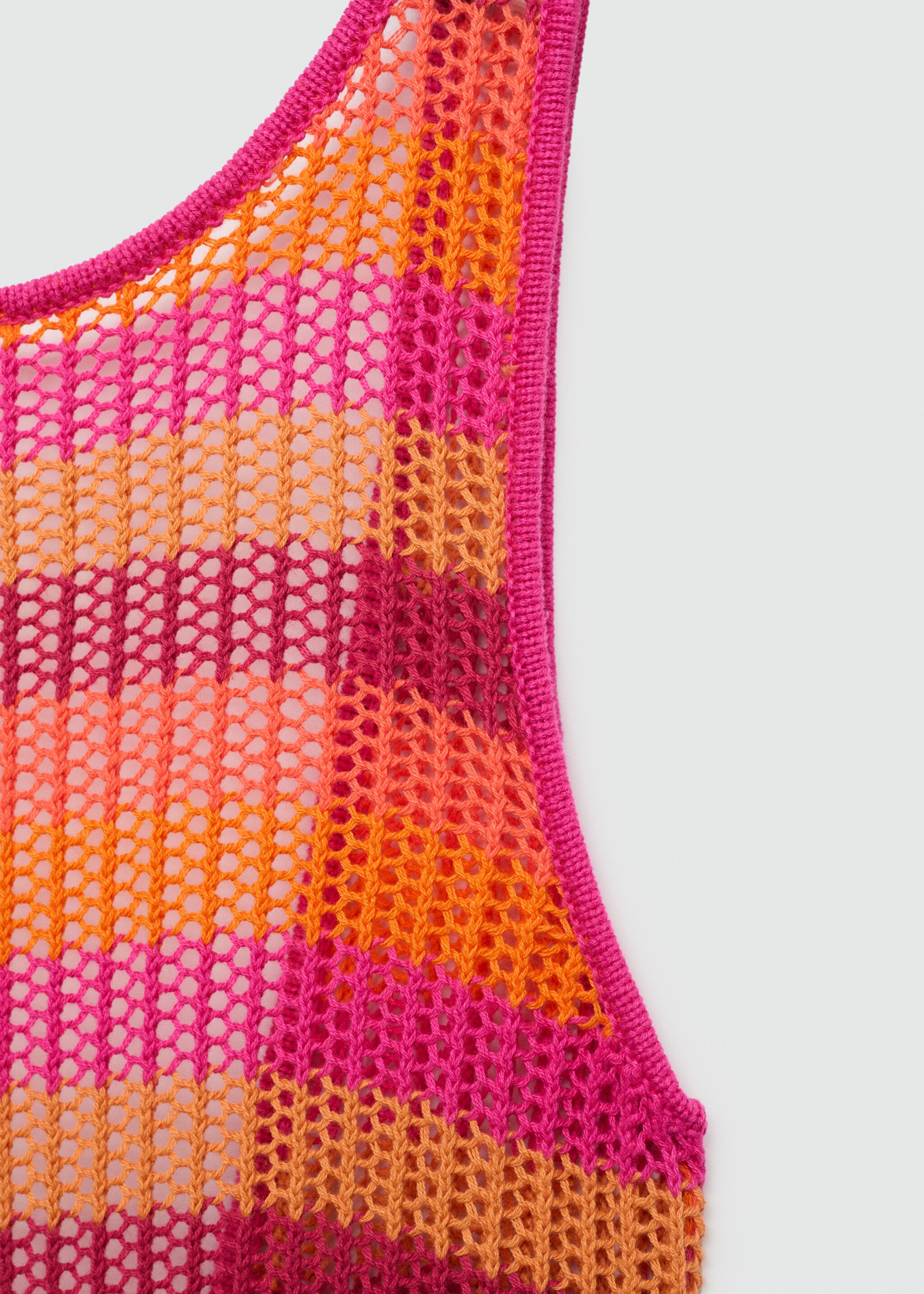 Robe crochet à rayures - Détail de l'article 8