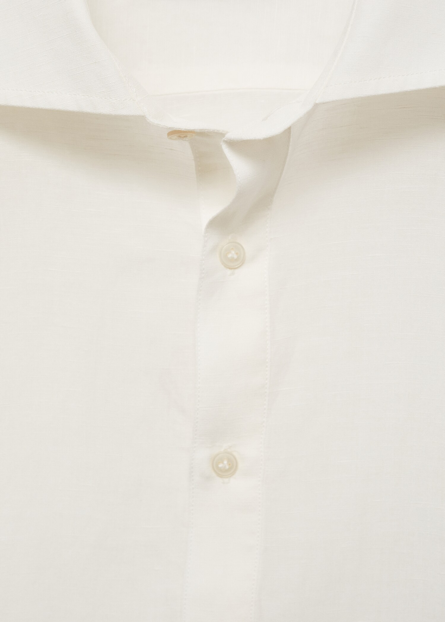 Skjorta relaxed fit linne tencel - Detaljer om artikeln 8