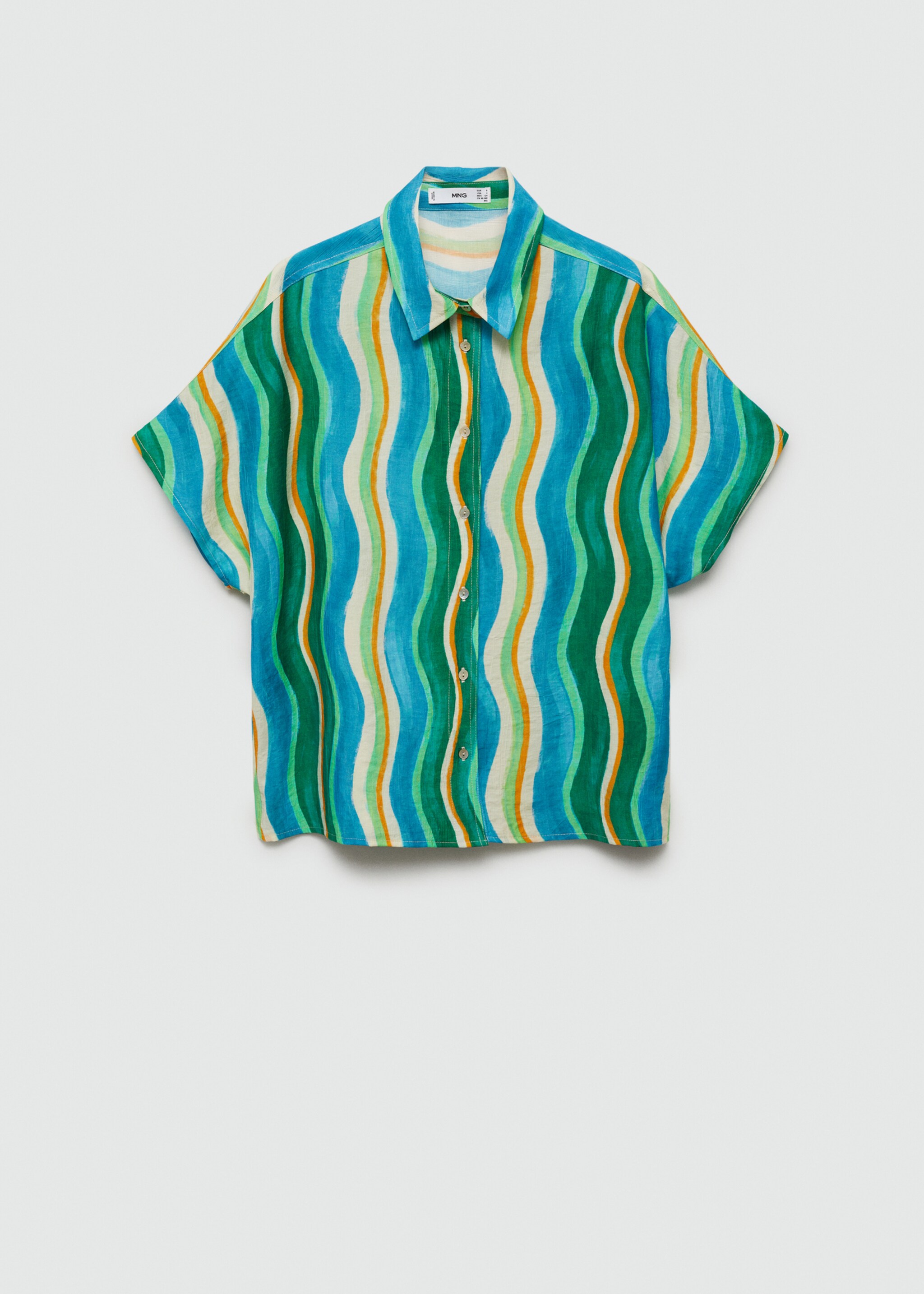 Printed short-sleeved shirt - Article without model