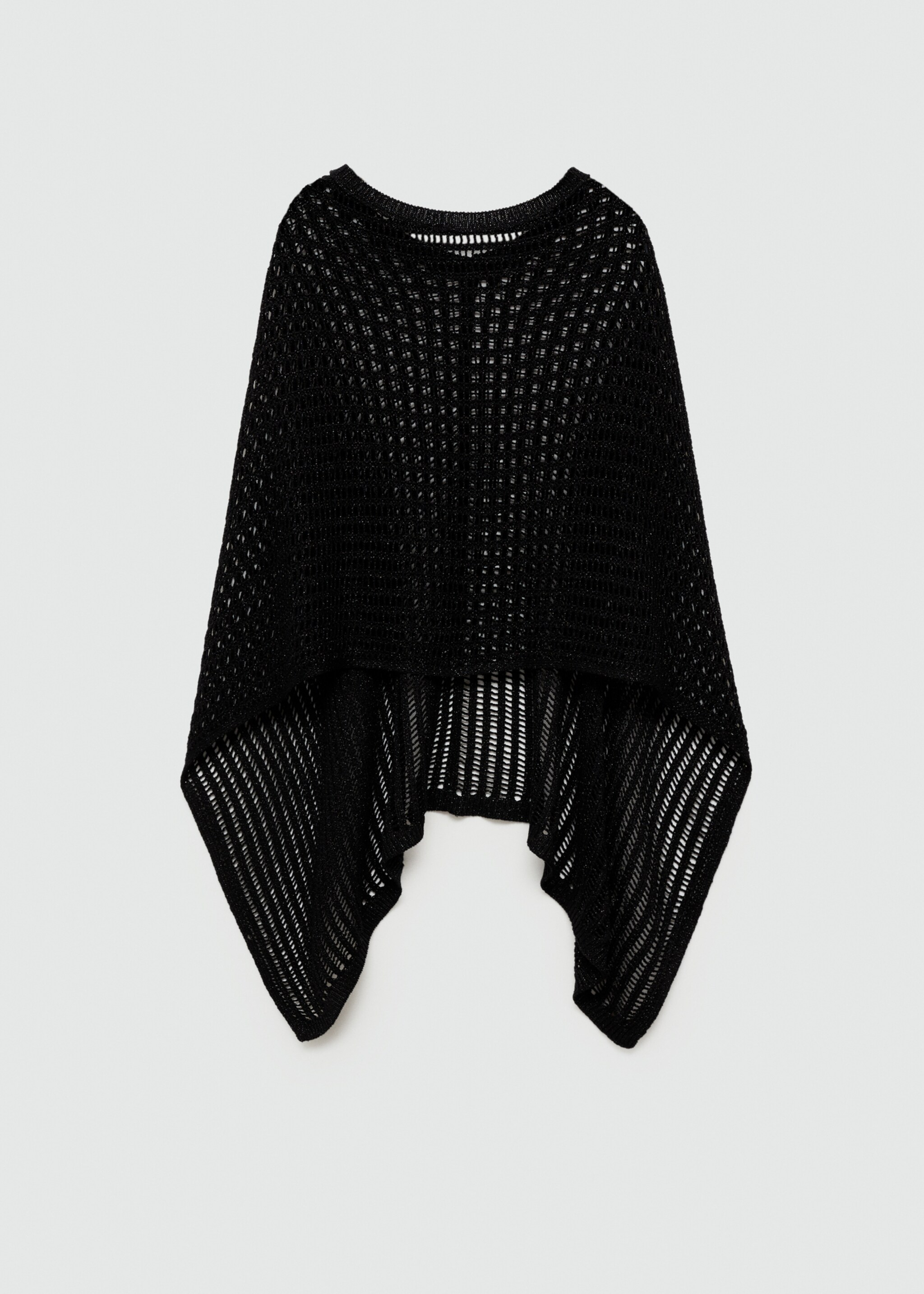 Crochet lurex cape - Article without model