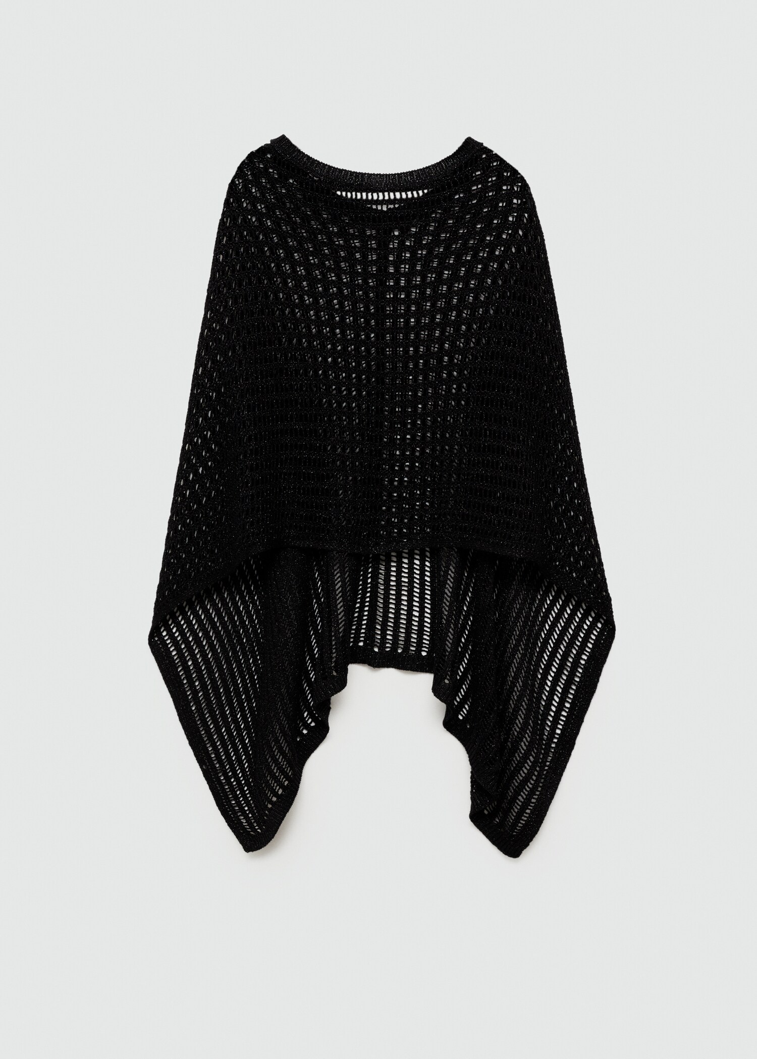 Crochet lurex cape - Article without model