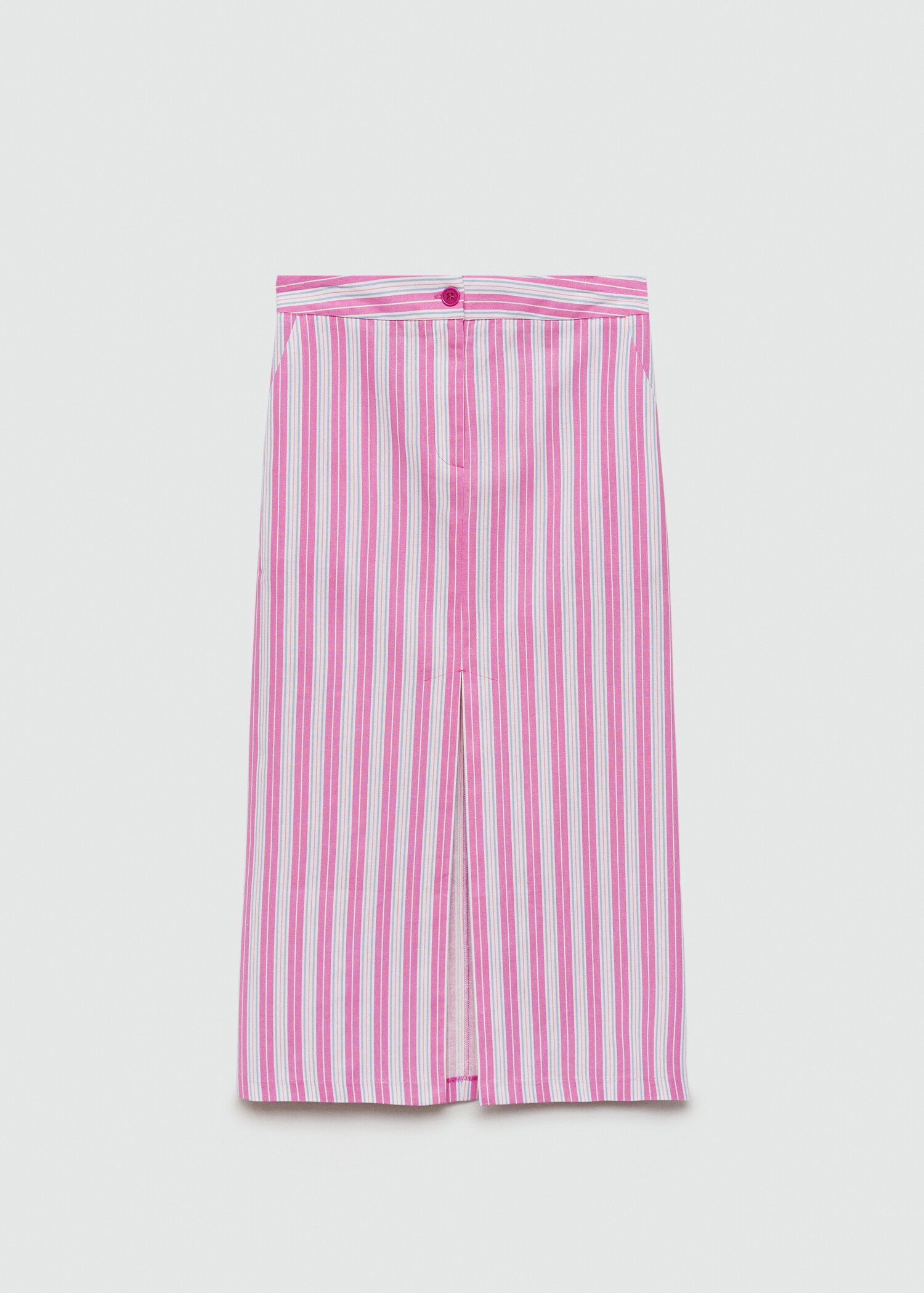 Slit striped skirt - Article without model