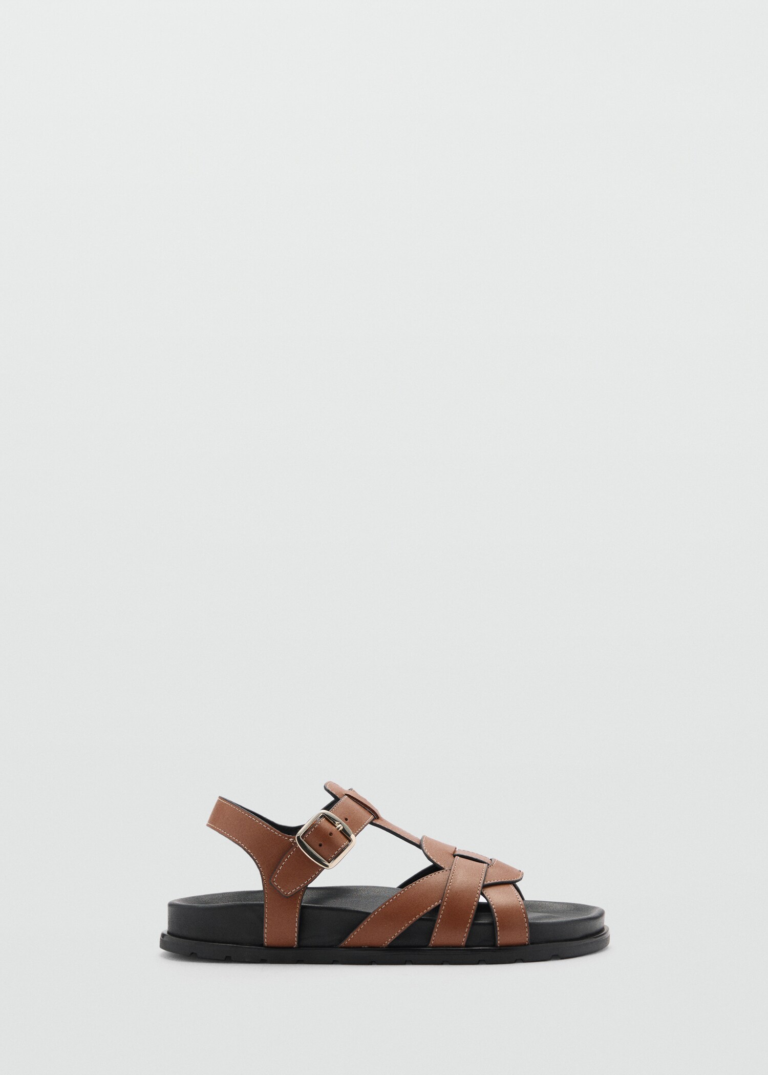 Leather straps sandals - Article without model
