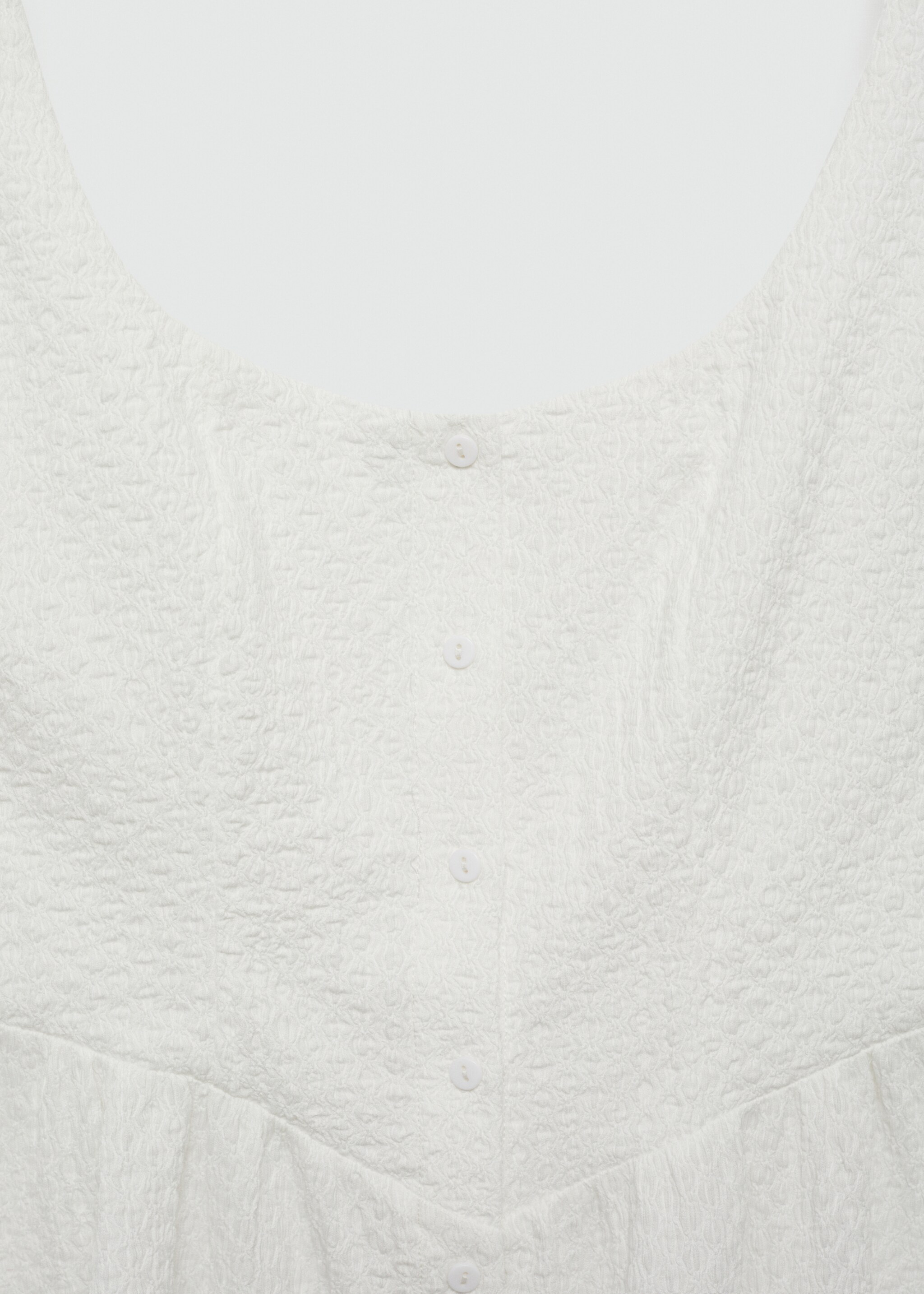 Vestido corto textura - Detalle del artículo 8