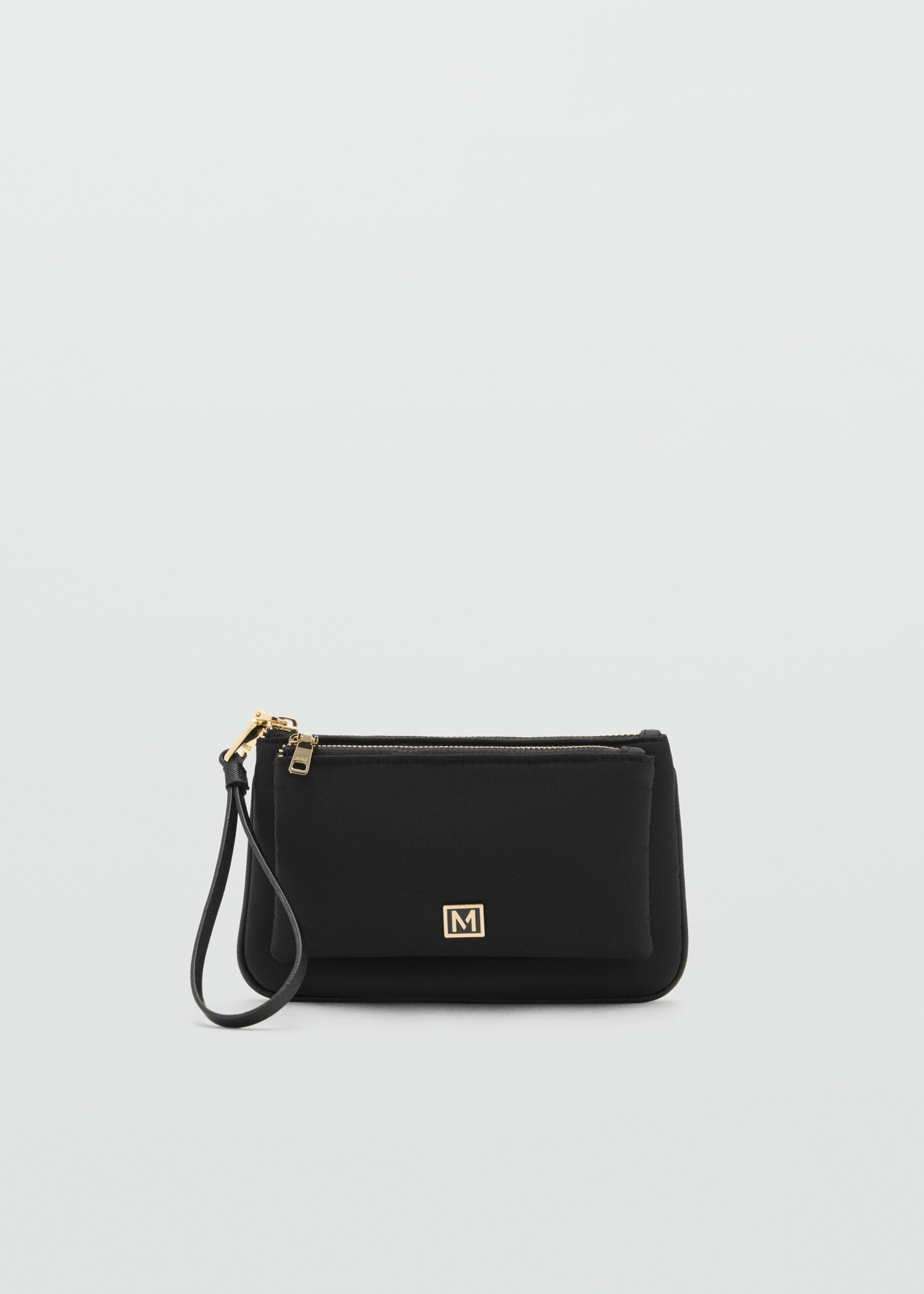 Monedero doble compartimento logo - Artículo sin modelo, Negro. Ref: 77080362-00.