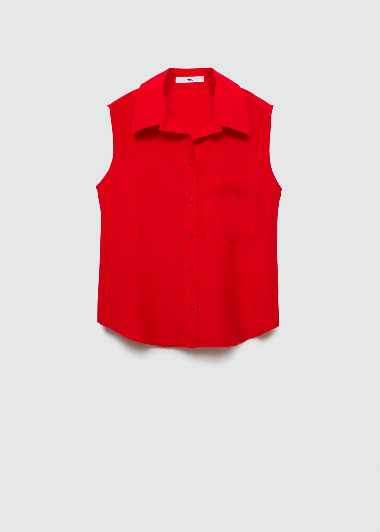 Lyocell sleeveless shirt - Article without model