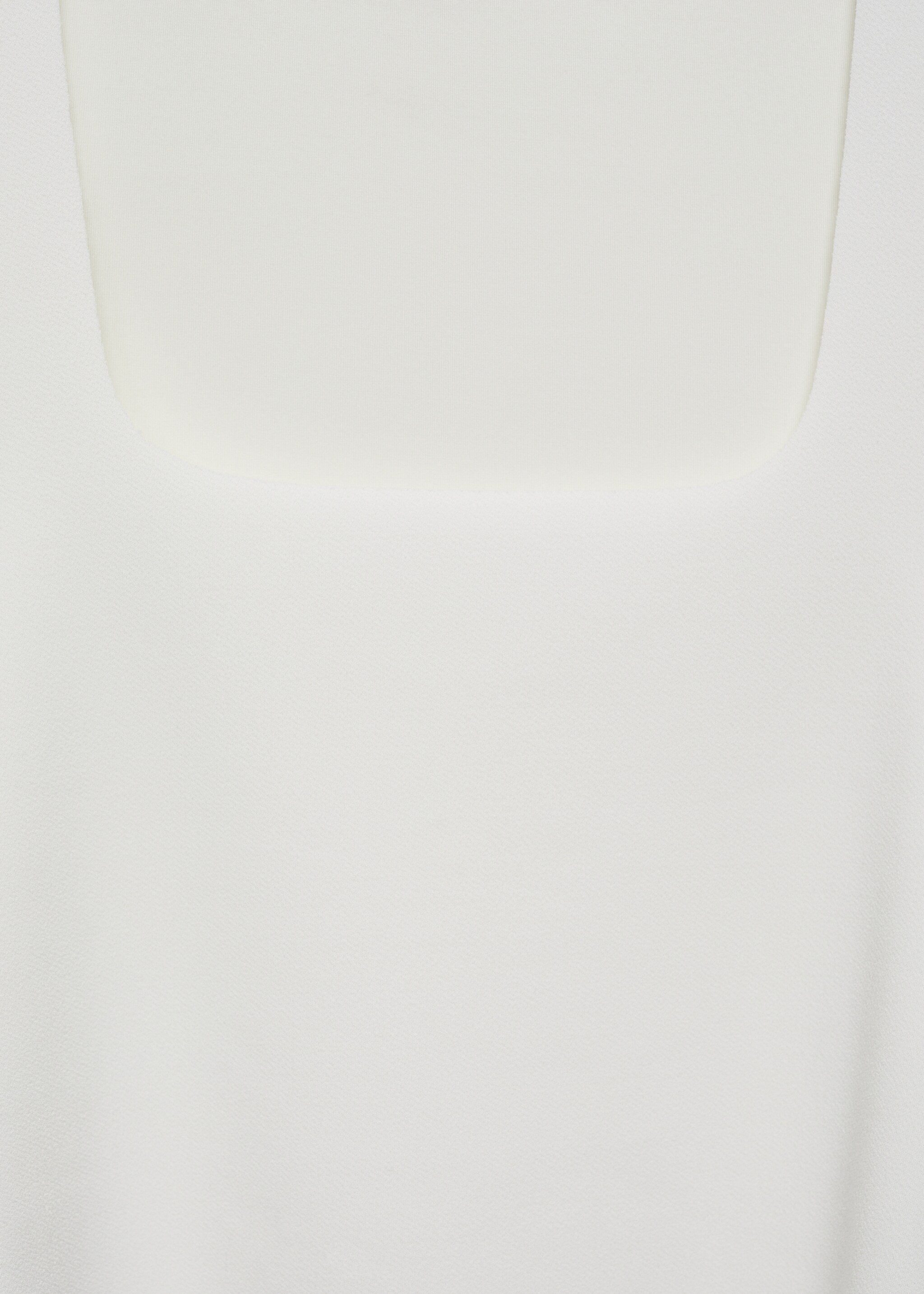 Top with wide straps - Details of the article 8, Ecru. Ref: 77080370-00.