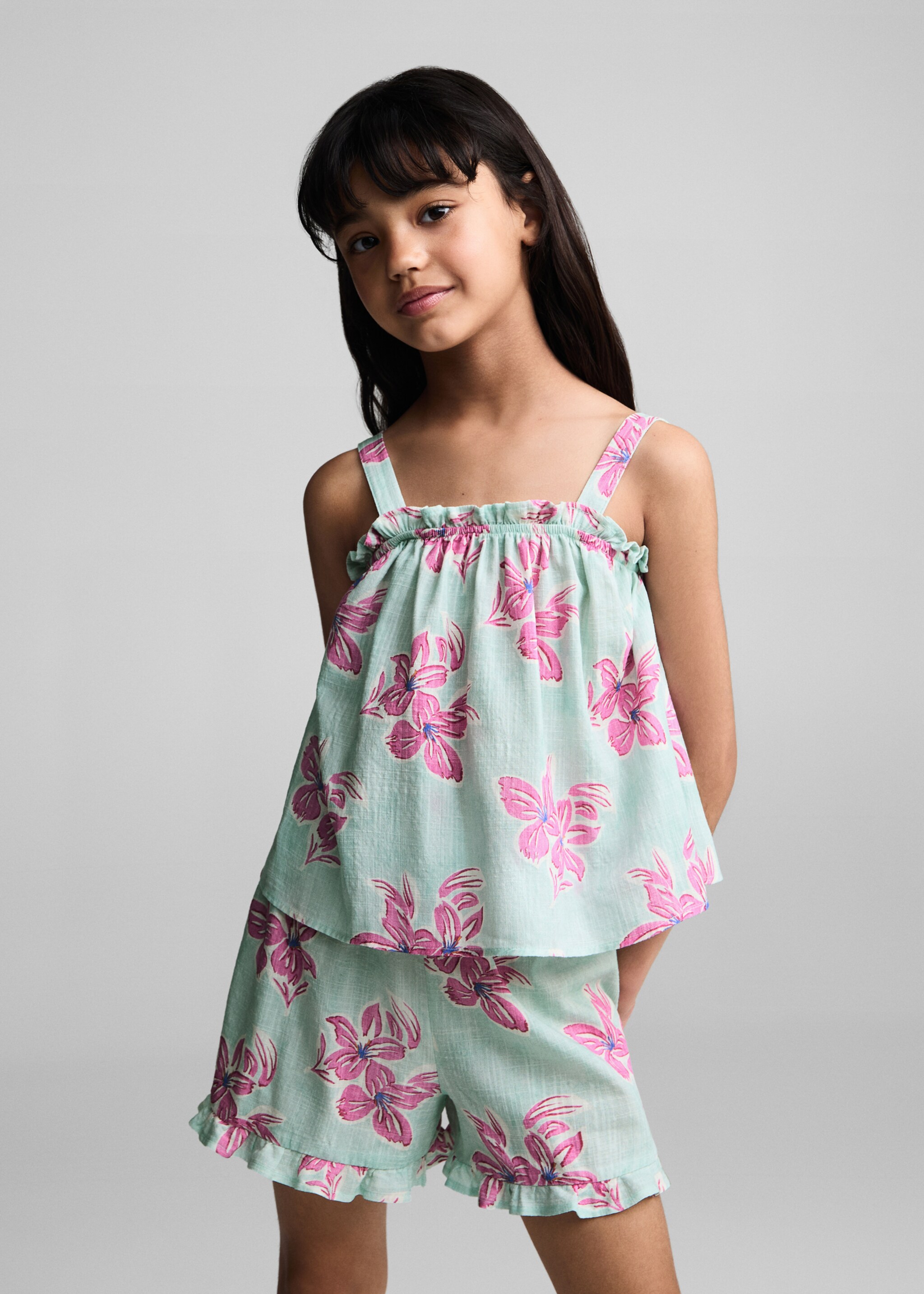 Floral print top - Medium plane