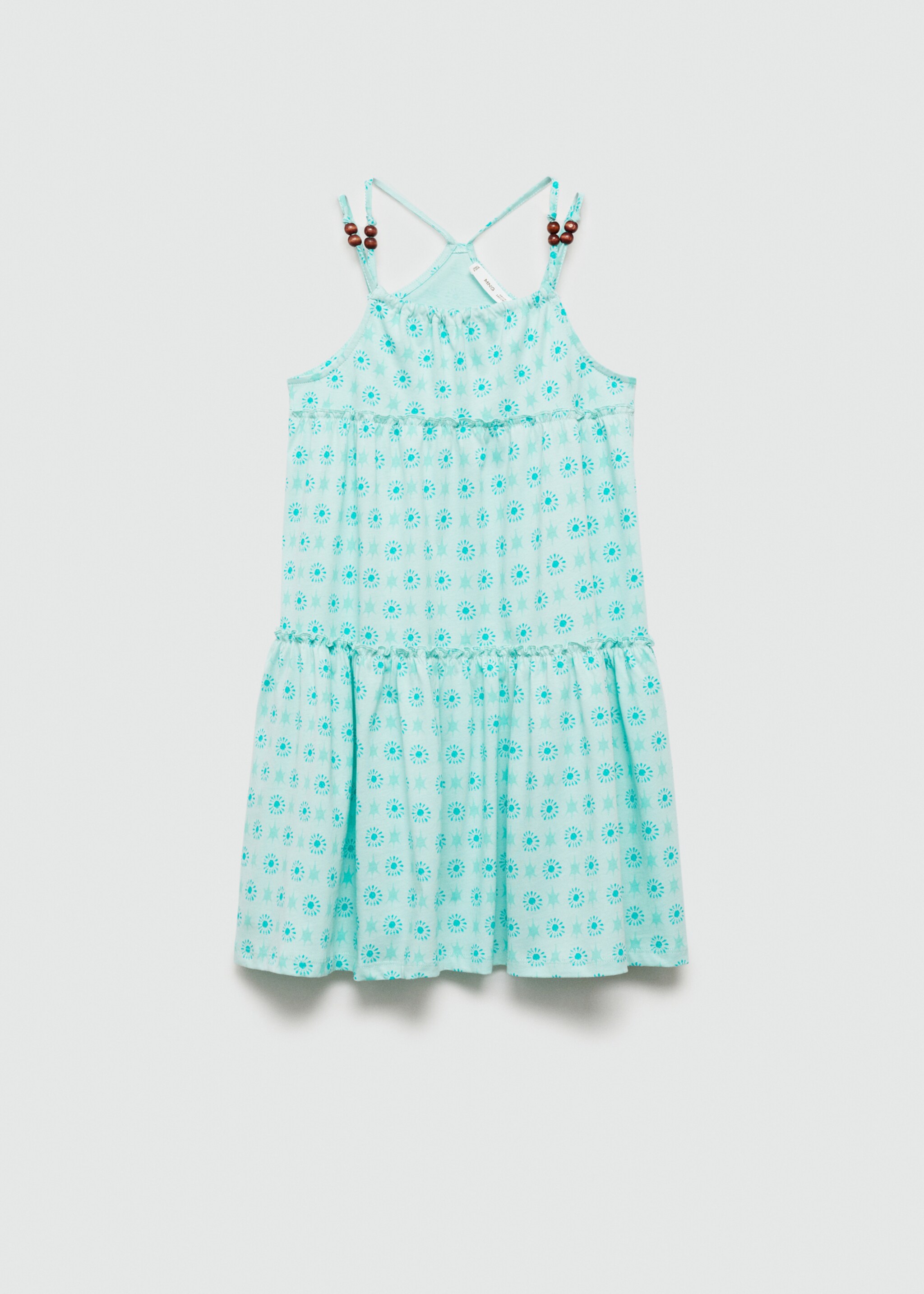 Vestido estampado abalorios - Artículo sin modelo