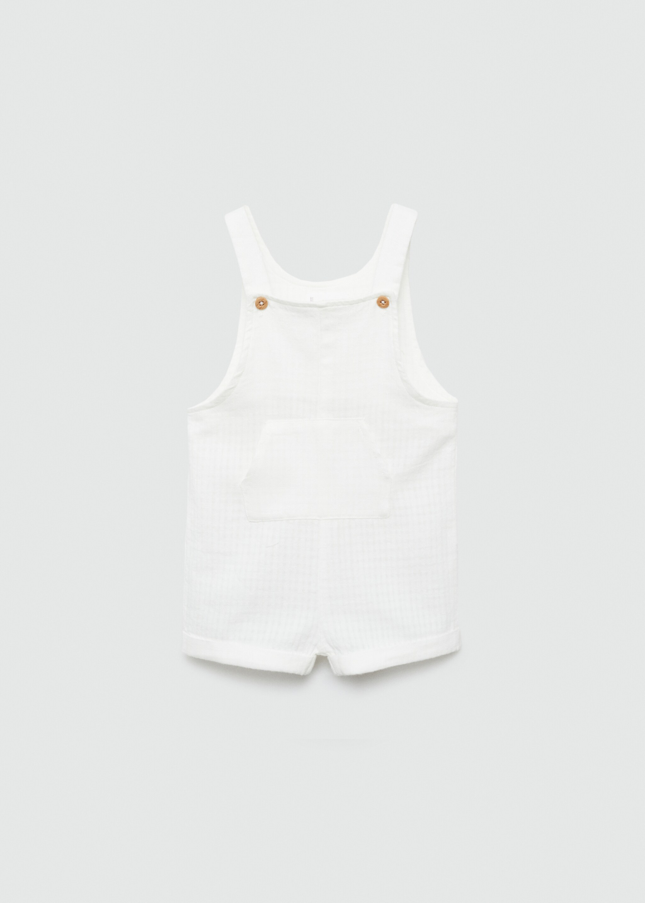 Short cotton dungarees - Article without model