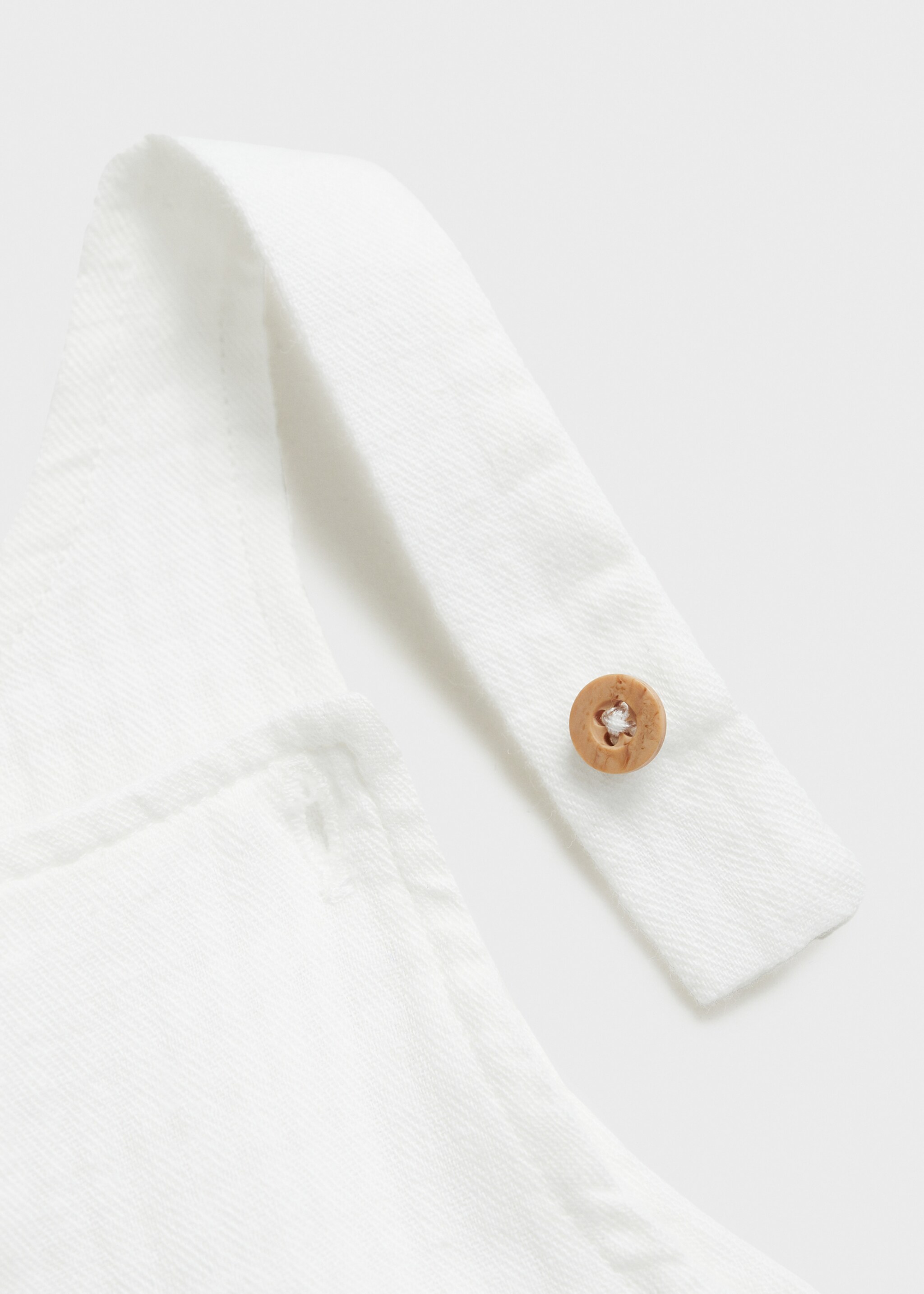 Short cotton dungarees - Details of the article 0
