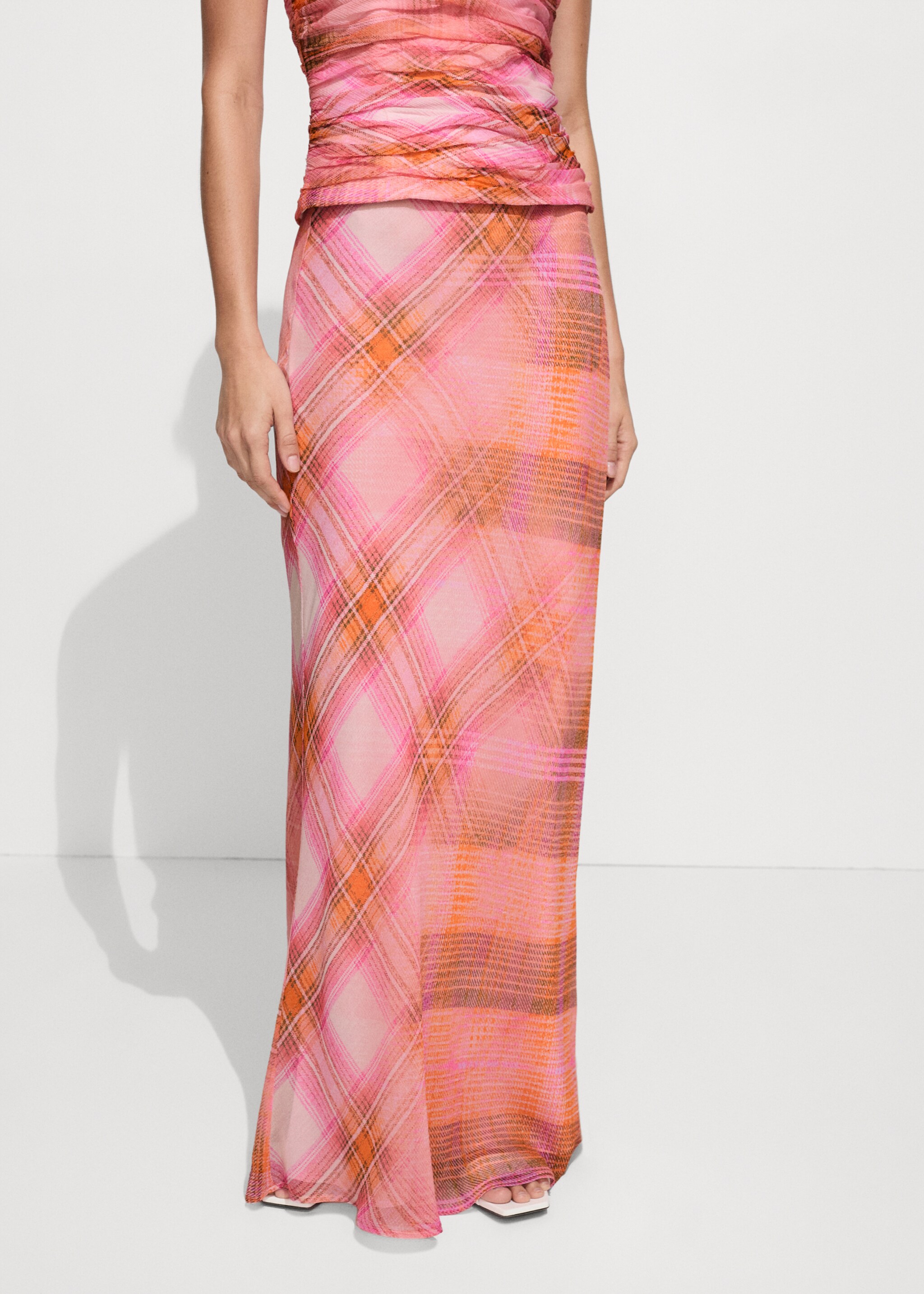 Printed long skirt - Medium plane