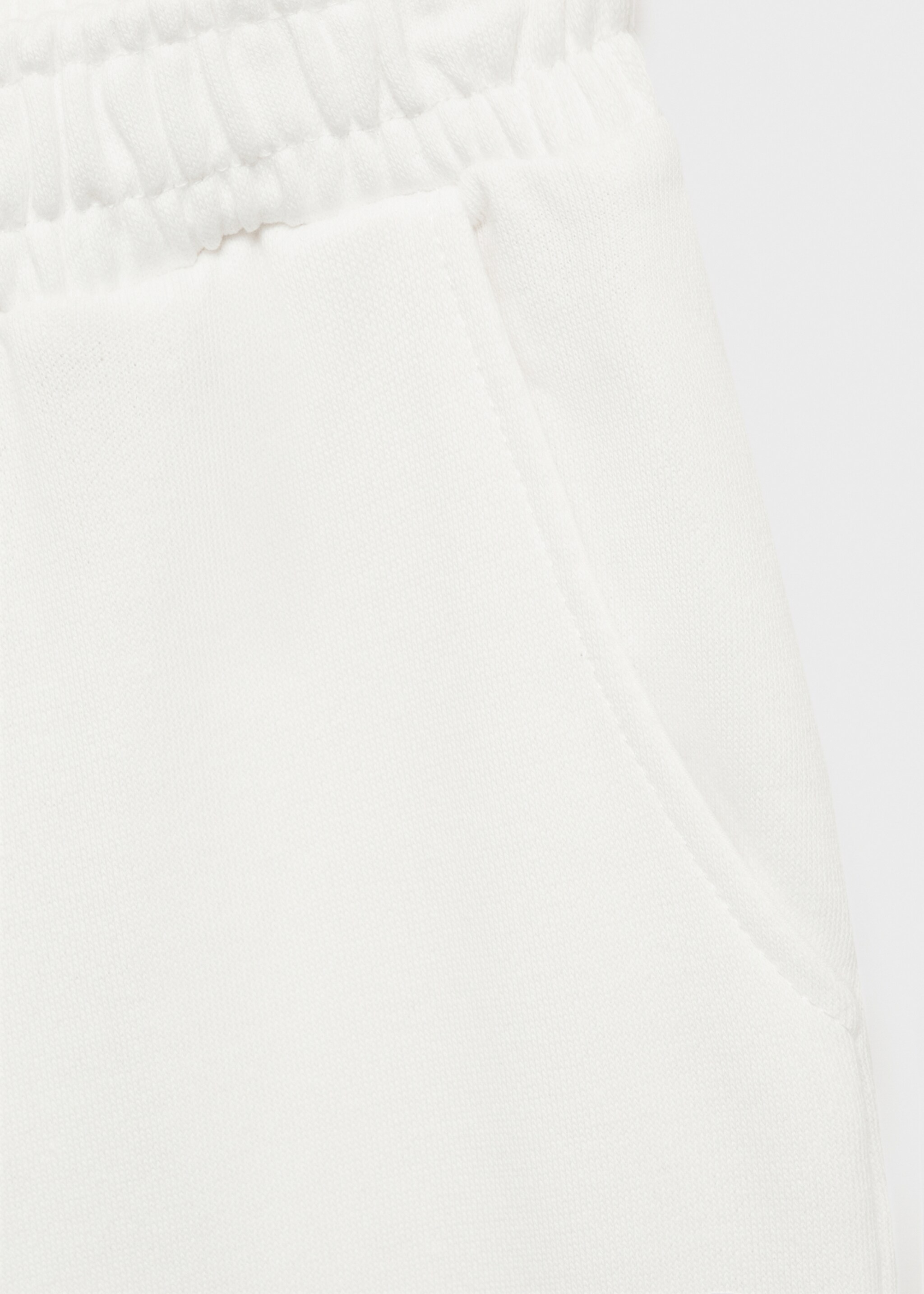 Cotton cargo trousers - Details of the article 0, Off White. Ref: 77080386-00.