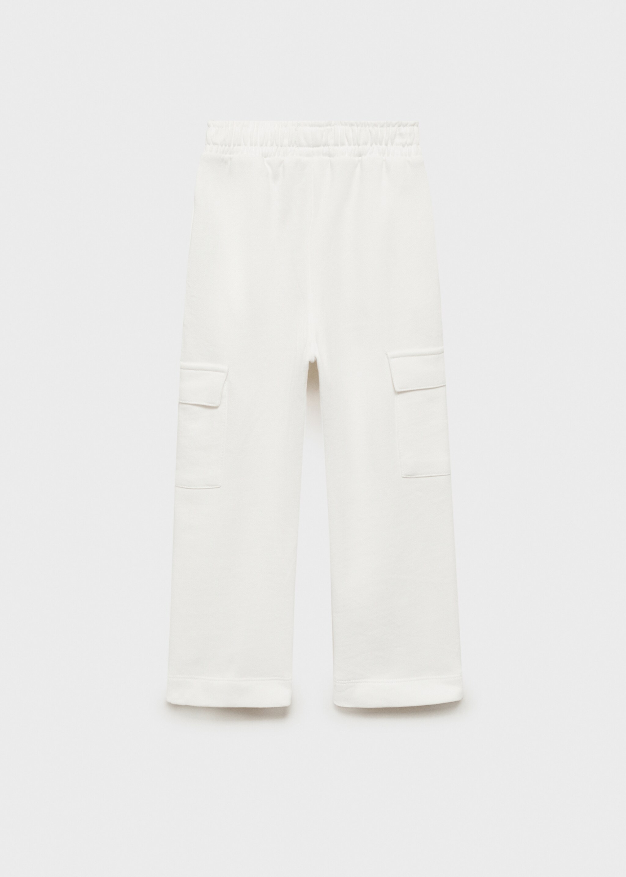 Cotton cargo trousers - Reverse of the article, Off White. Ref: 77080386-00.