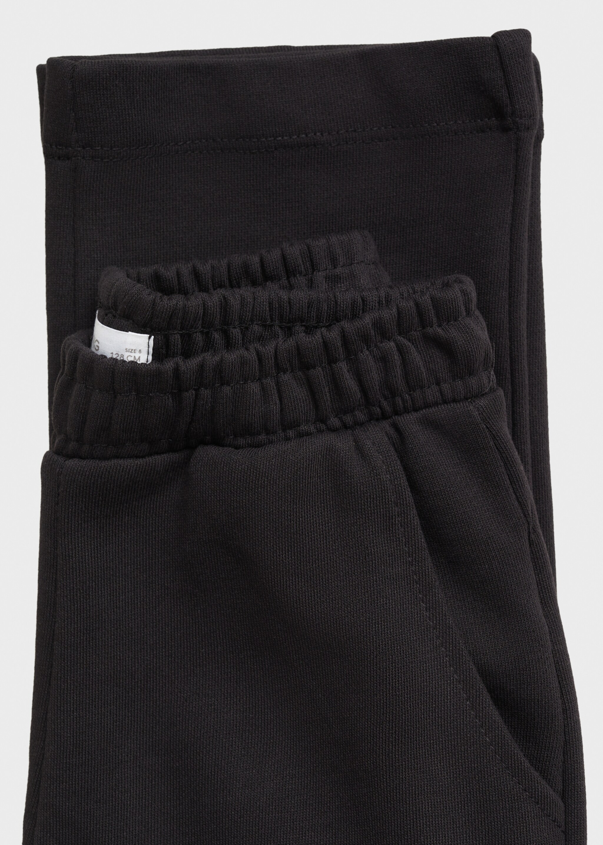 Pantalon cargo coton - Détail de l'article 8, Noir. Ref: 77080386-00.