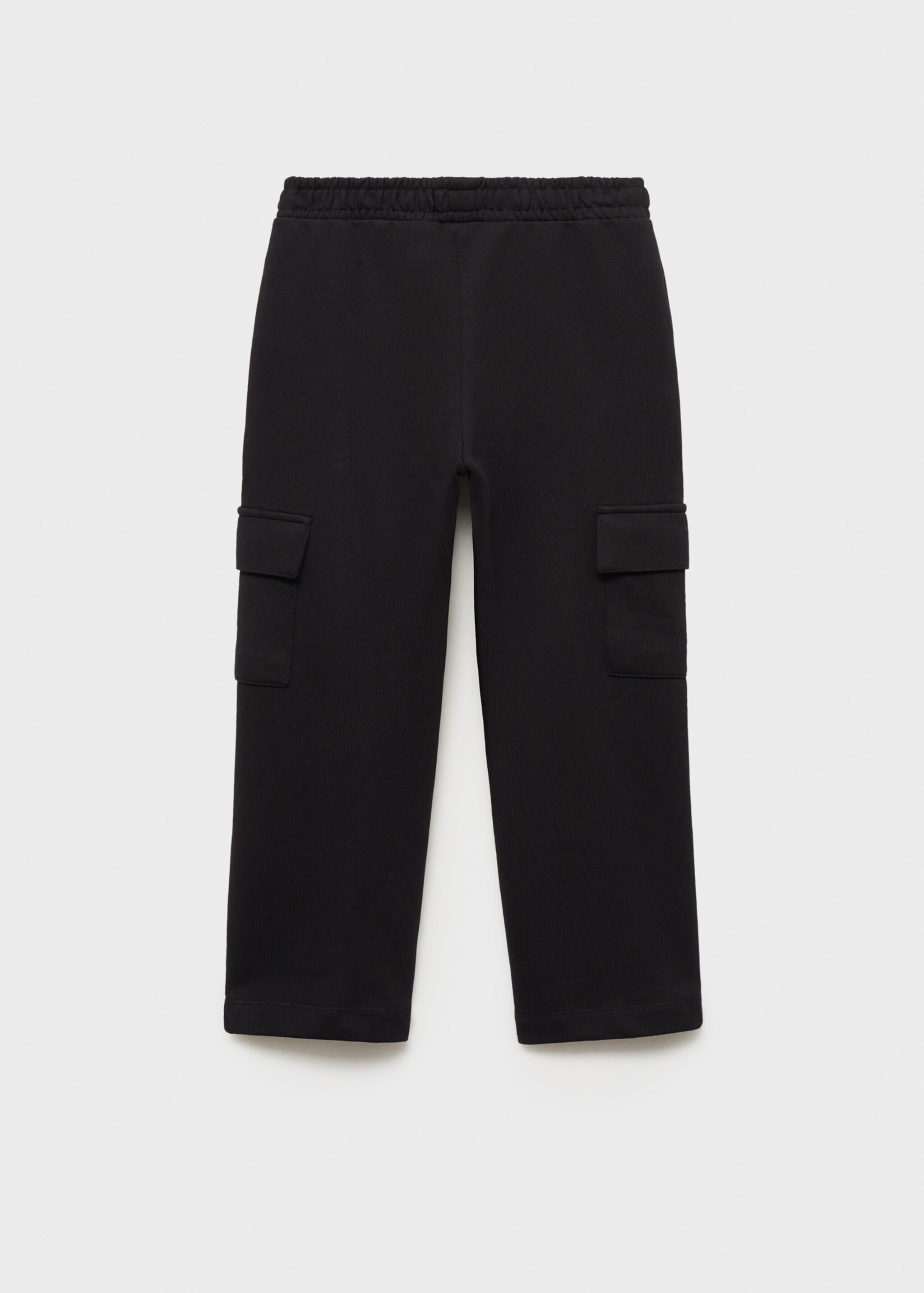Pantalon cargo coton - Verso de l’article, Noir. Ref: 77080386-00.