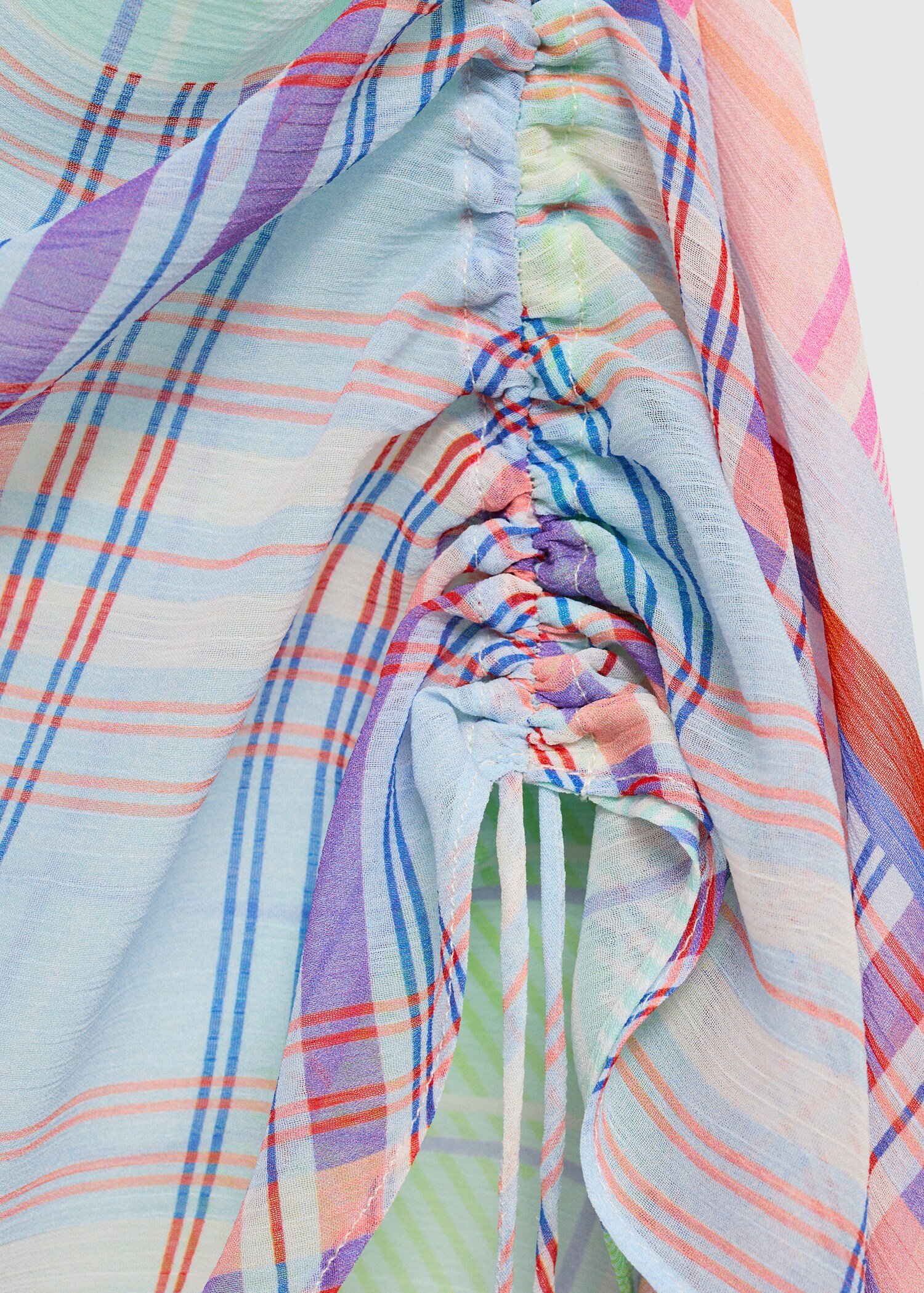 Asymmetrical ruffle top - Details of the article 0