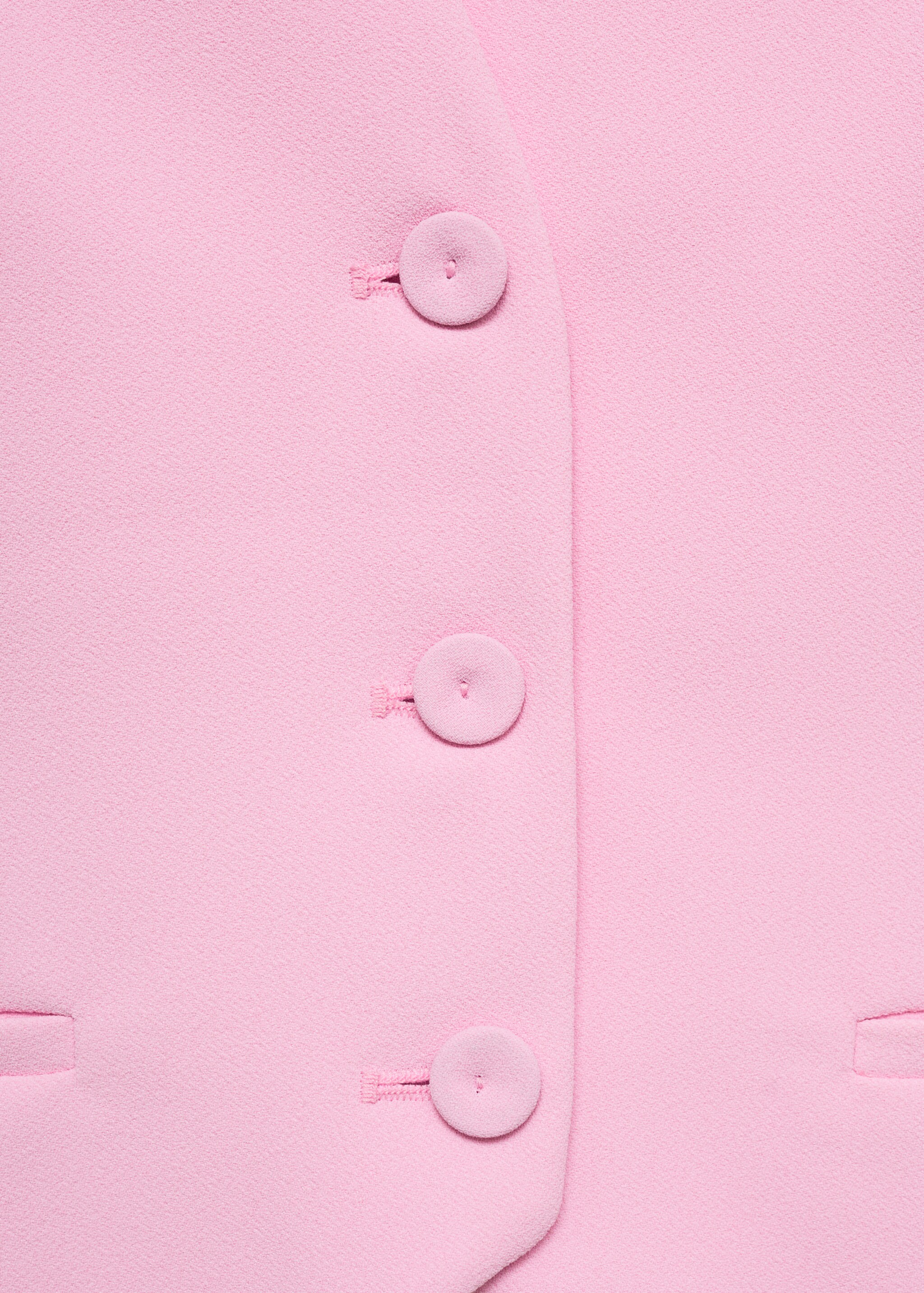 Halter-neck gilet with buttons - Details of the article 8