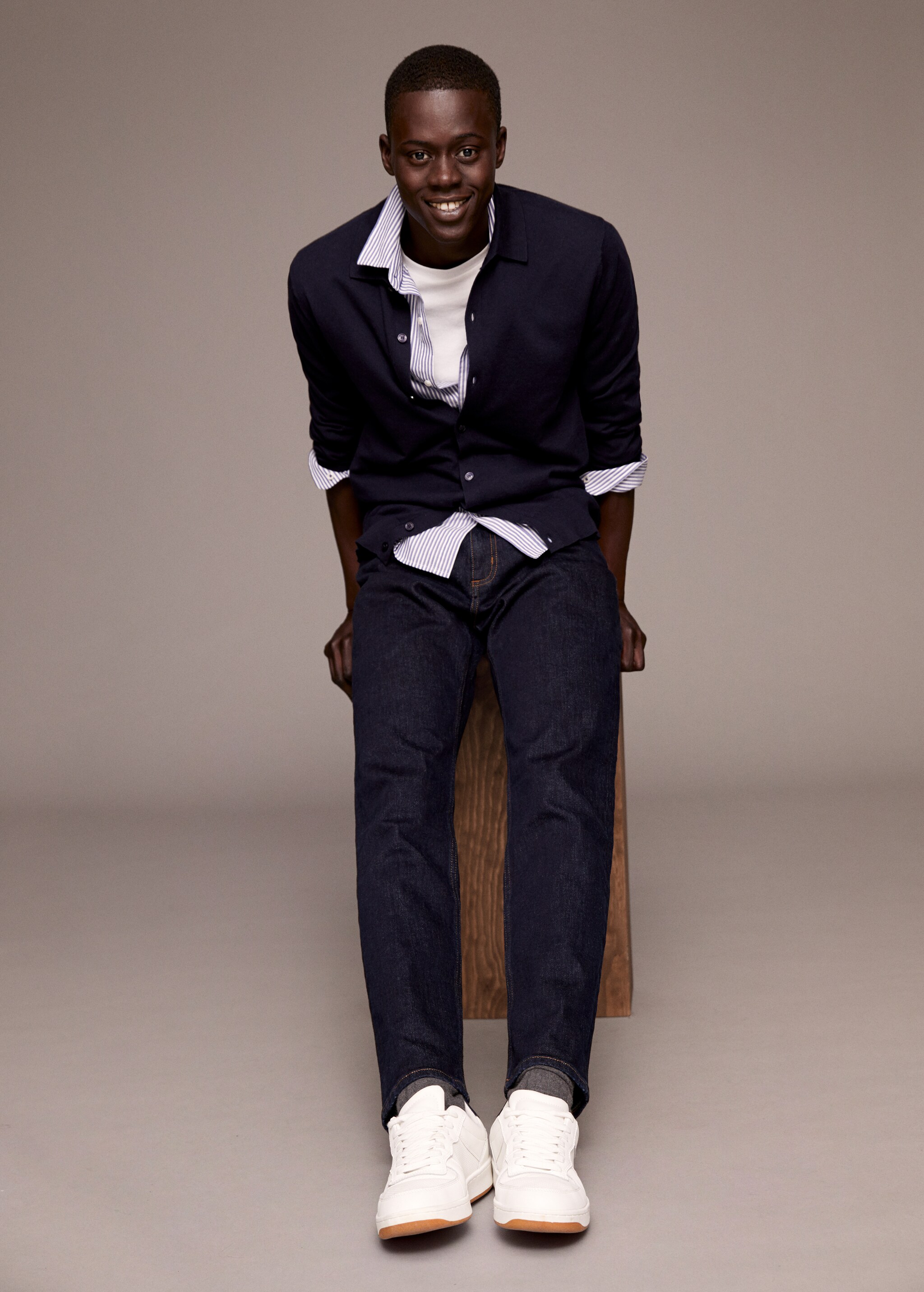 Braided knit polo shirt - Details of the article 5