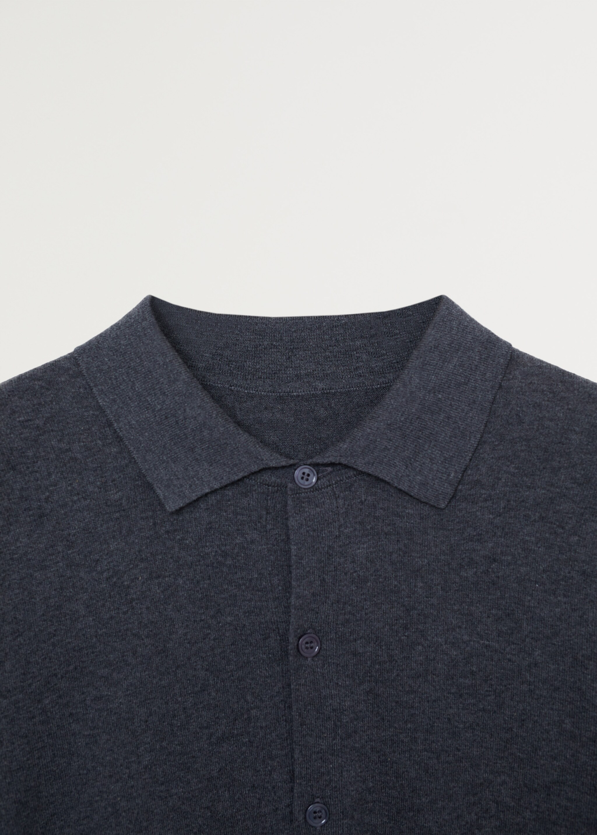Braided knit polo shirt - Details of the article 8