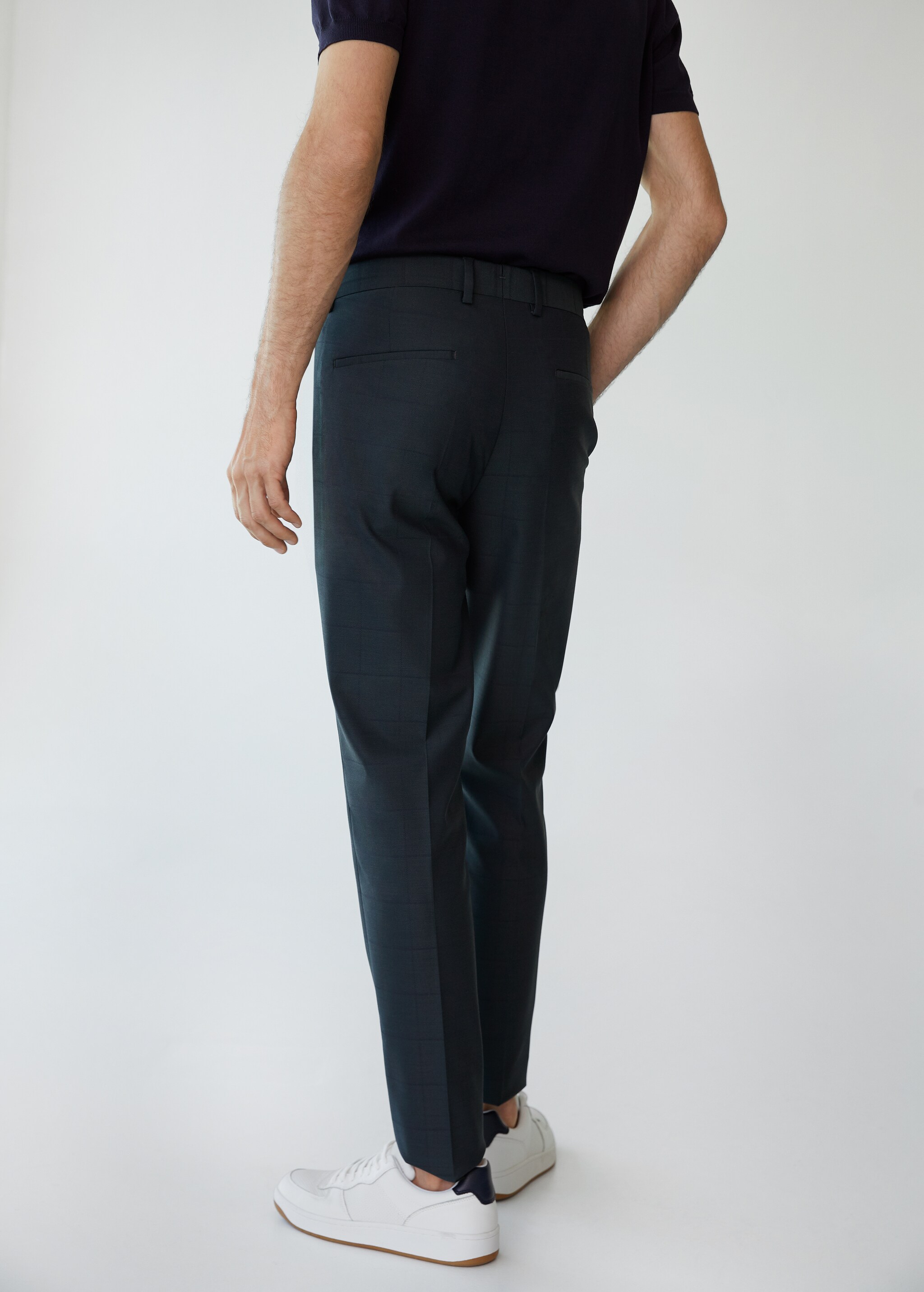 Super slim fit suit trousers - Details of the article 2