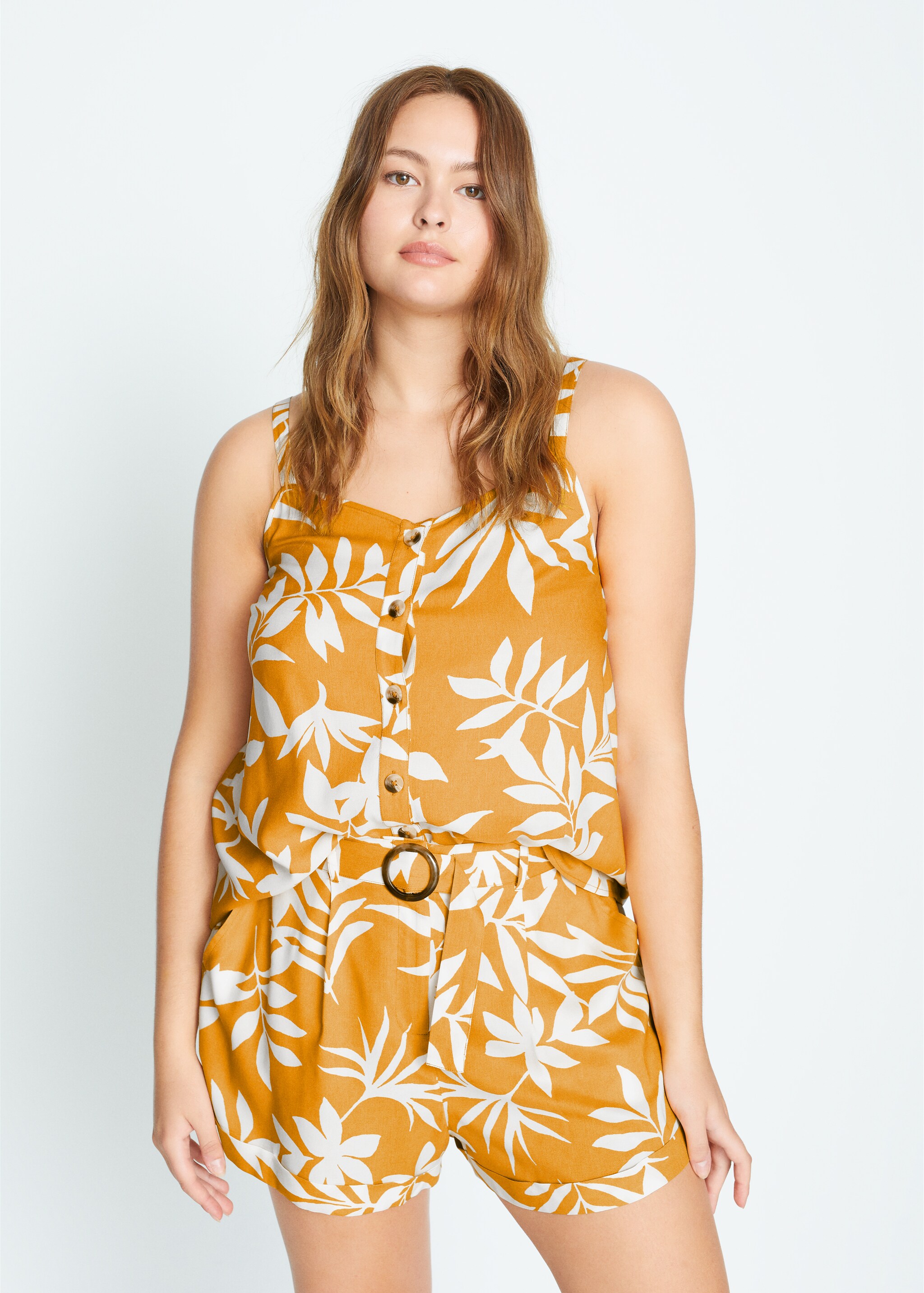 Tropical print shorts - Medium plane