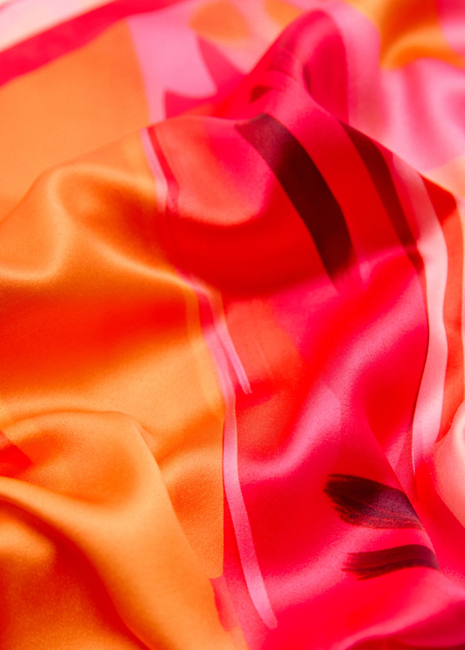 Foulard imprimé multicolore - Détail de l'article 1