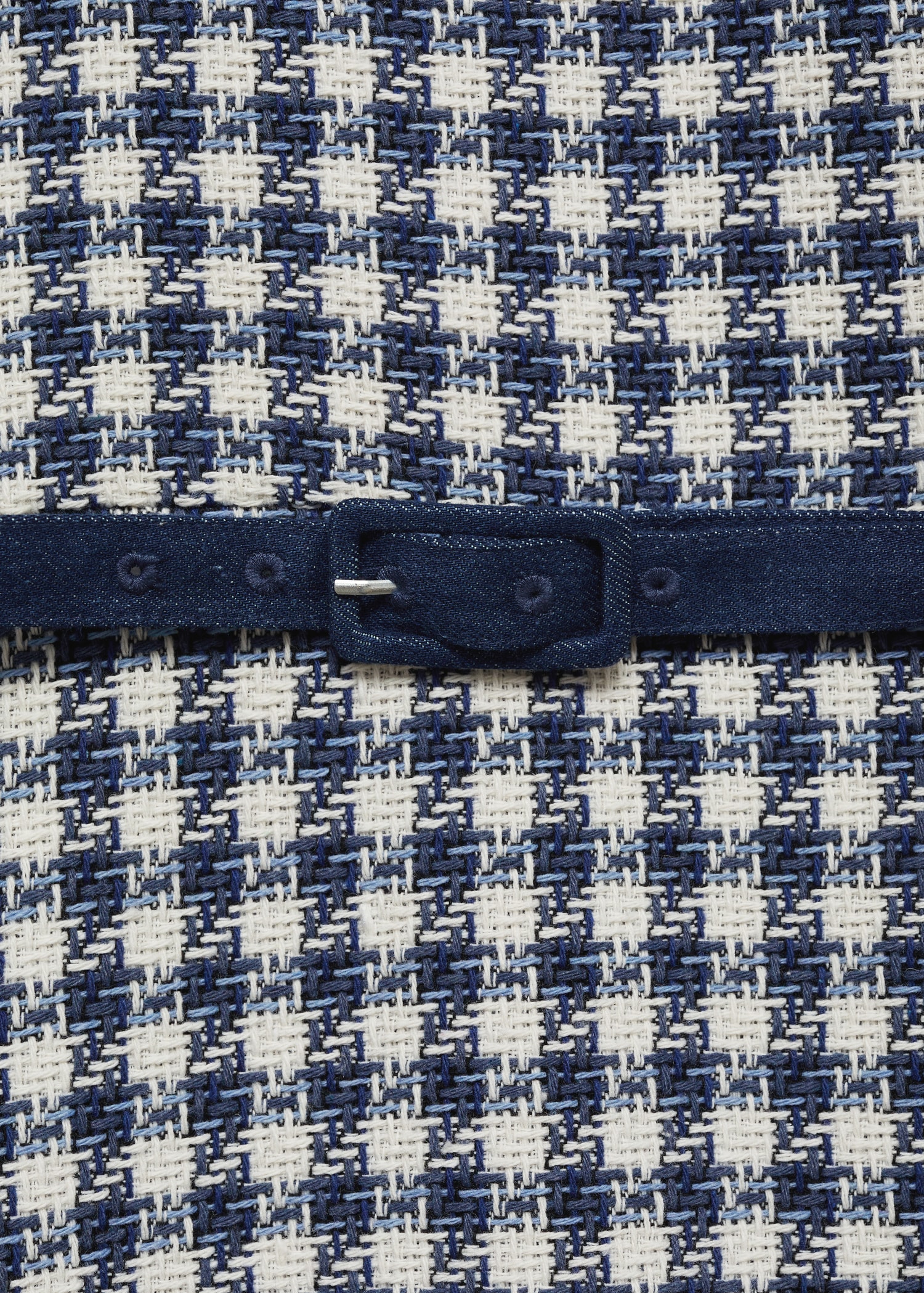 Robe pied-de-poule ceinture Femme MANGO OUTLET France