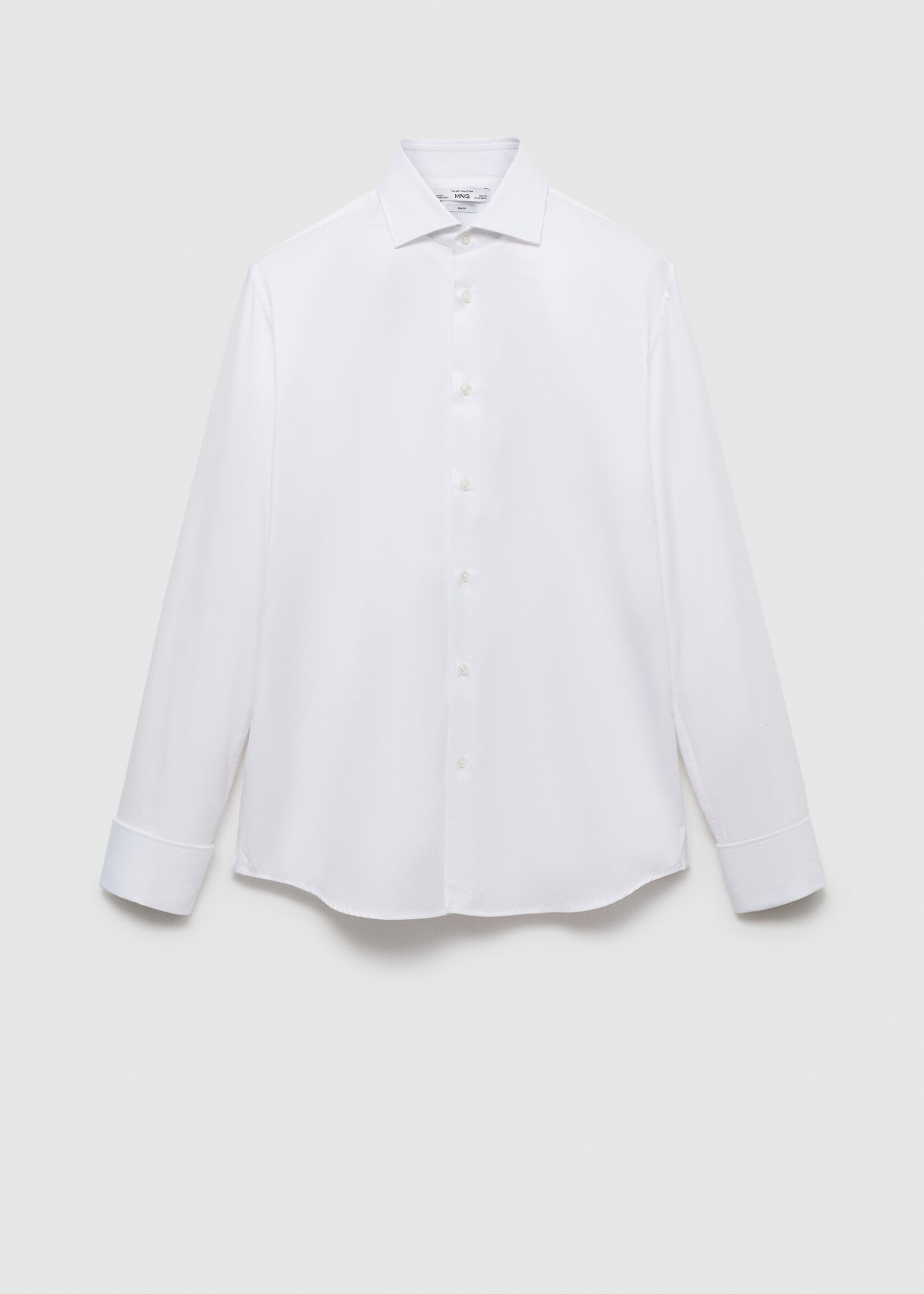 Camisa gemelos traje slim fit tejido twill - Artículo sin modelo