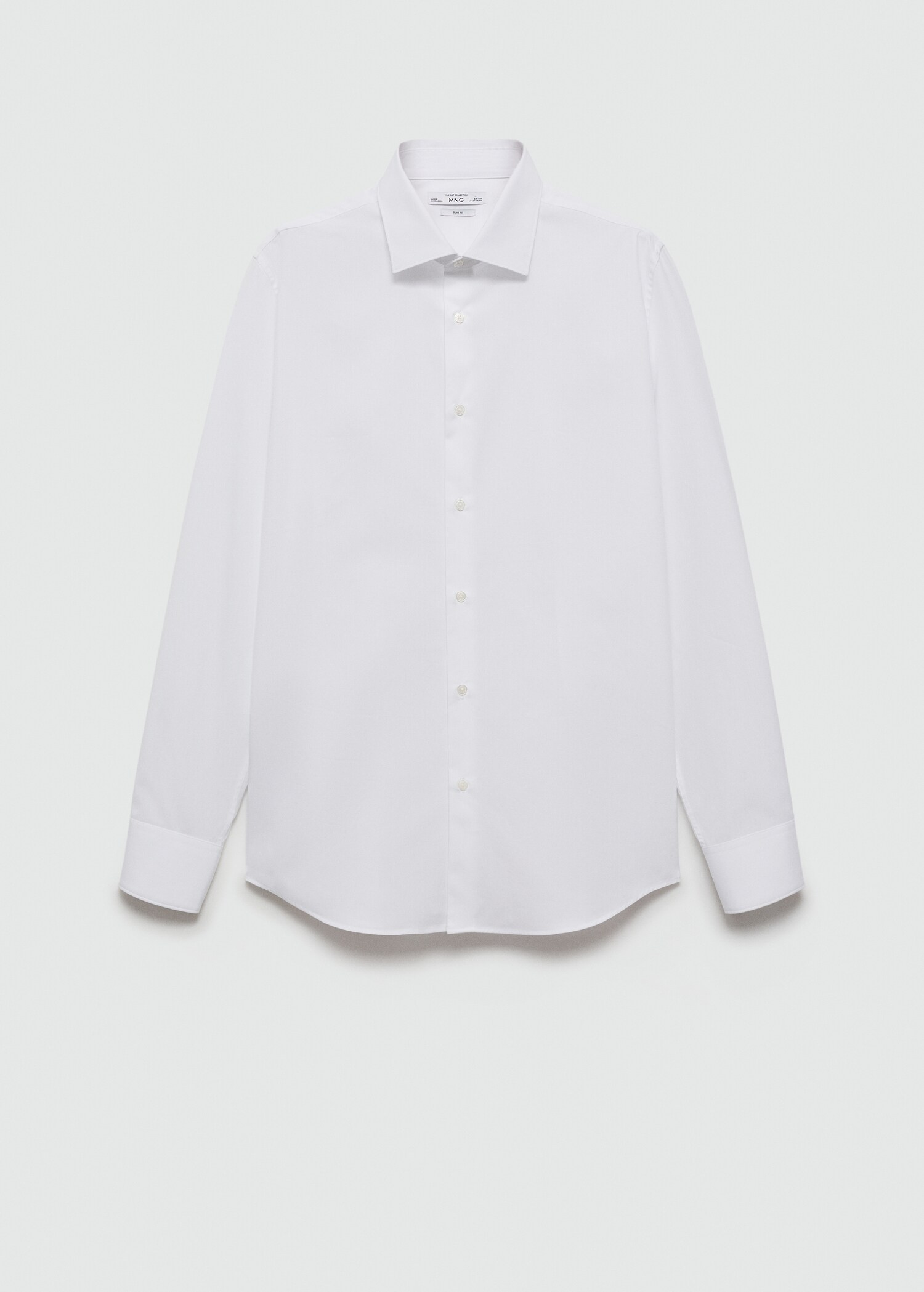 Camisa vestit slim fit cotó popelín - Article sense model