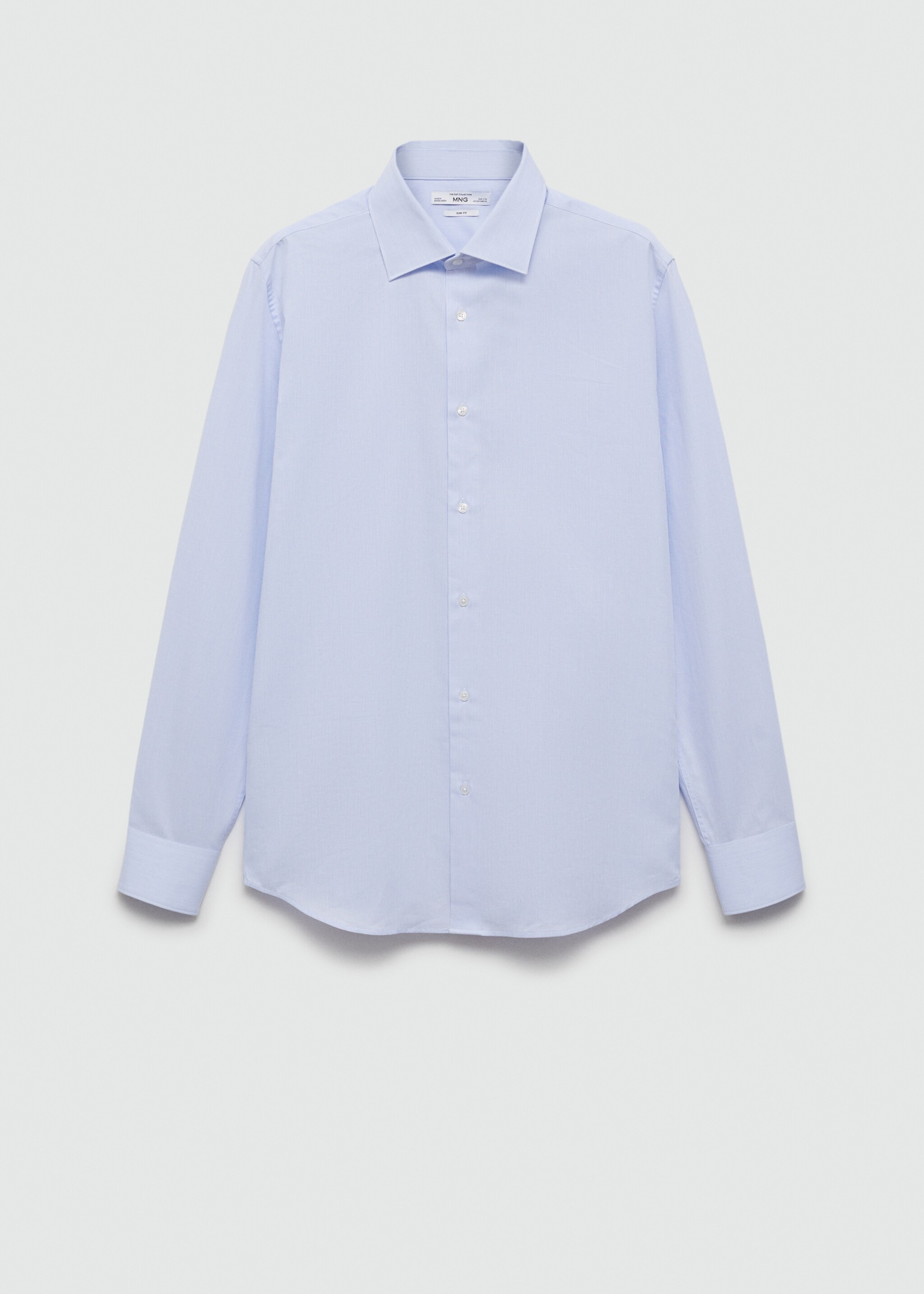 Camisa traje slim fit algodón popelín - Artículo sin modelo