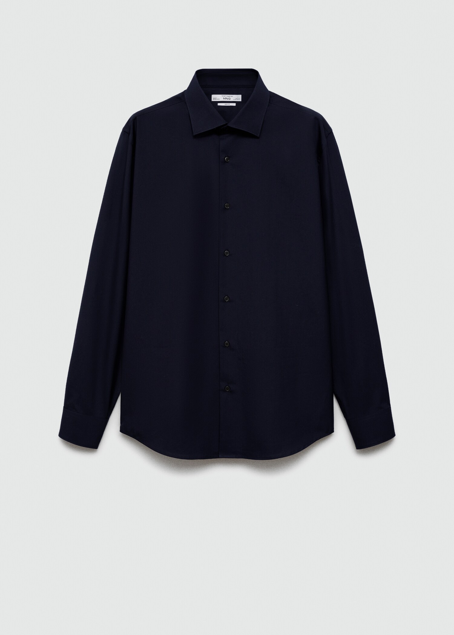 Camisa vestit slim fit cotó popelín - Article sense model