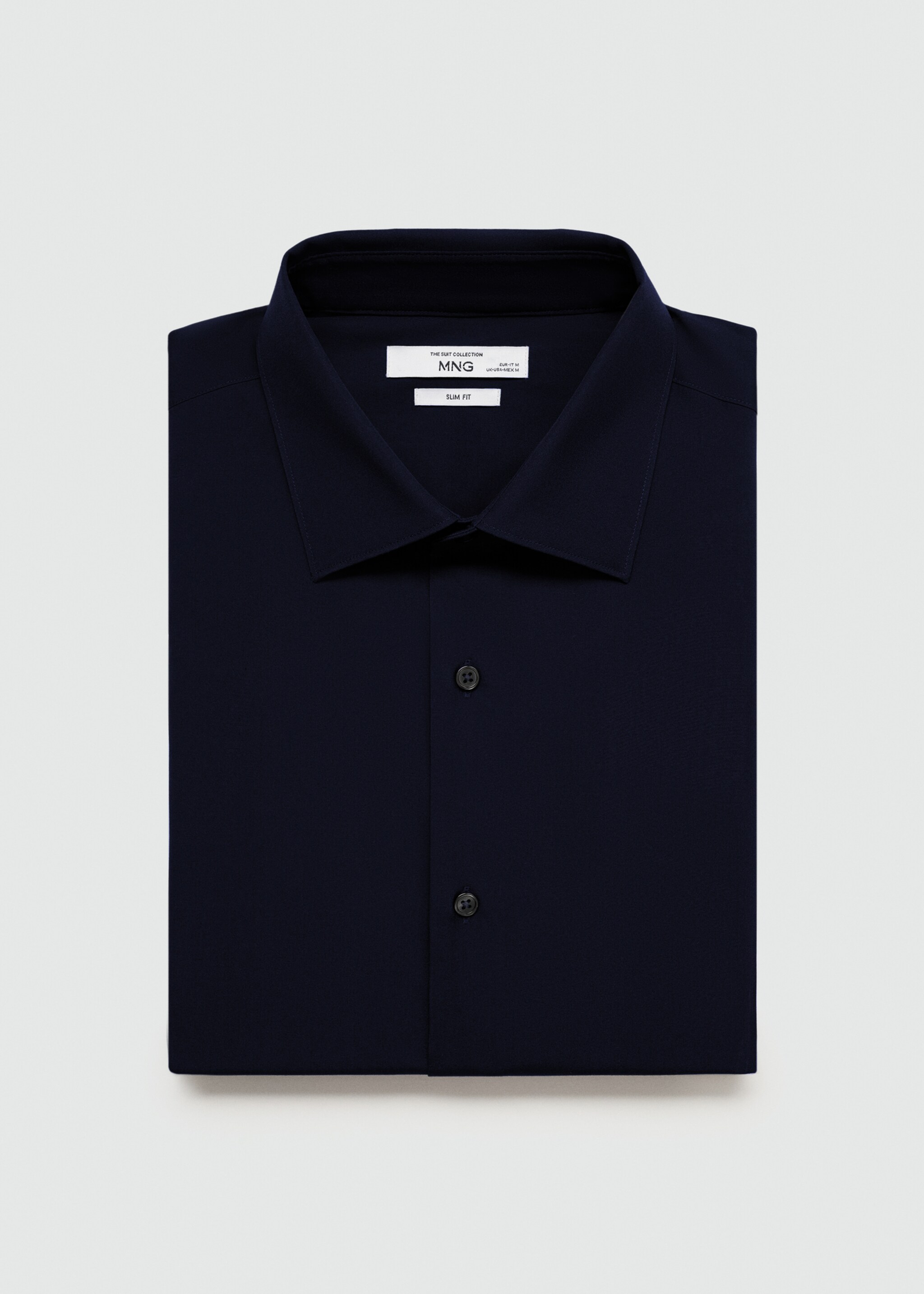 Camisa traje slim fit algodón popelín - Detalle del artículo 8