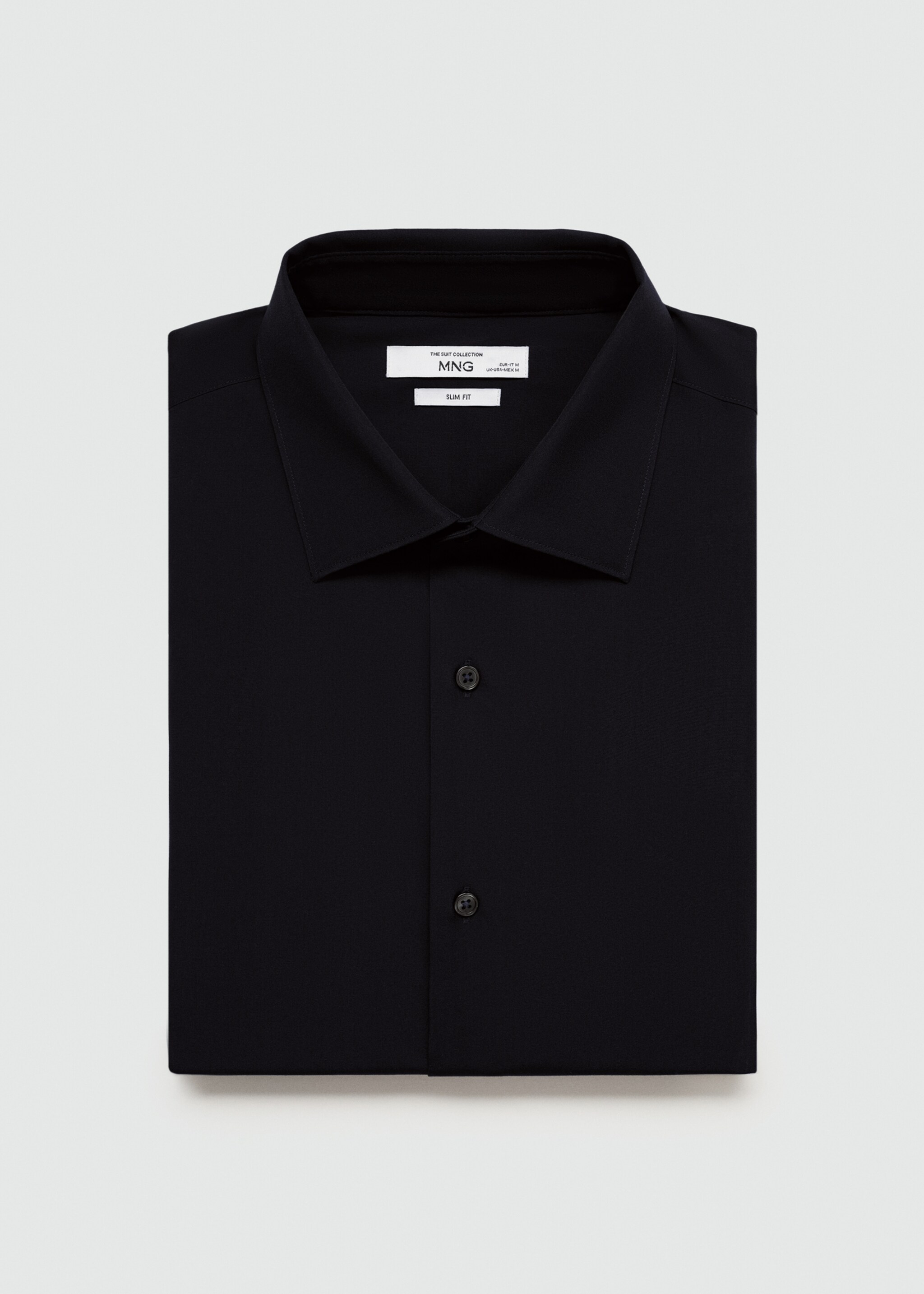 Camisa traje slim fit algodón popelín - Detalle del artículo 8