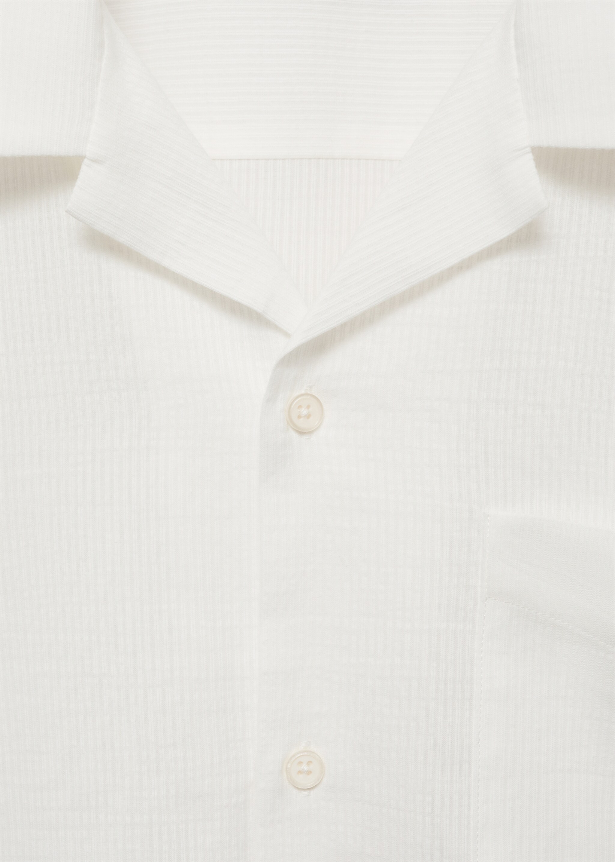 Regular-fit 100% seersucker cotton shirt - Details of the article 8