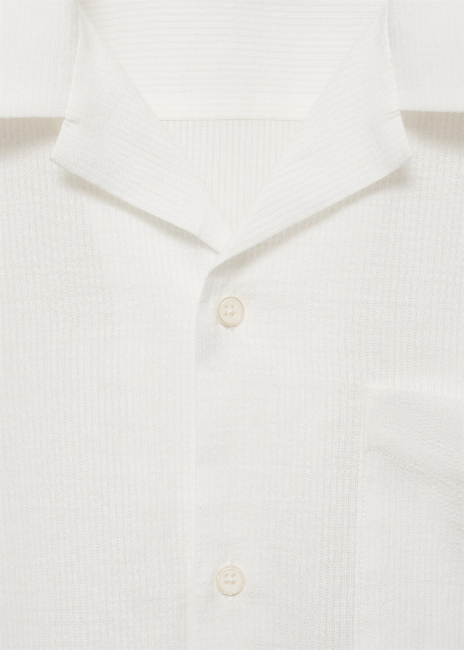 Regular-fit 100% seersucker cotton shirt - Details of the article 8